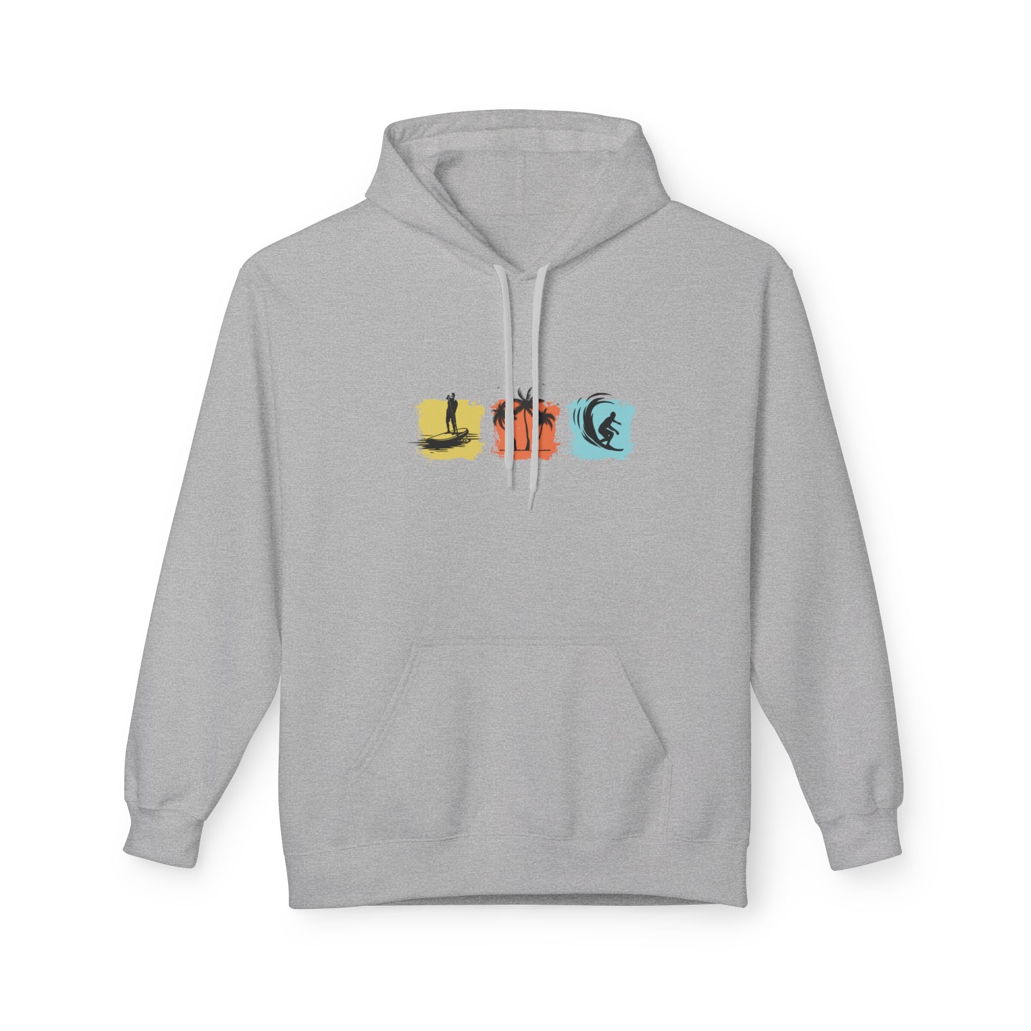 Vacation Graphic Hoodie — Retro Sunset Beach Pullover