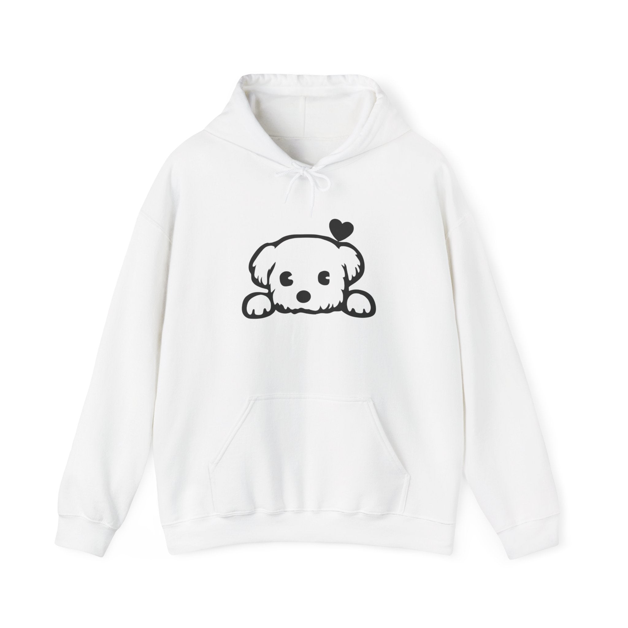 Adorable Puppy Hoodie, Cute Dog Sweatshirt for Pet Lovers, Cozy Unisex Gift, Perfect for Birthdays or Dog Lovers