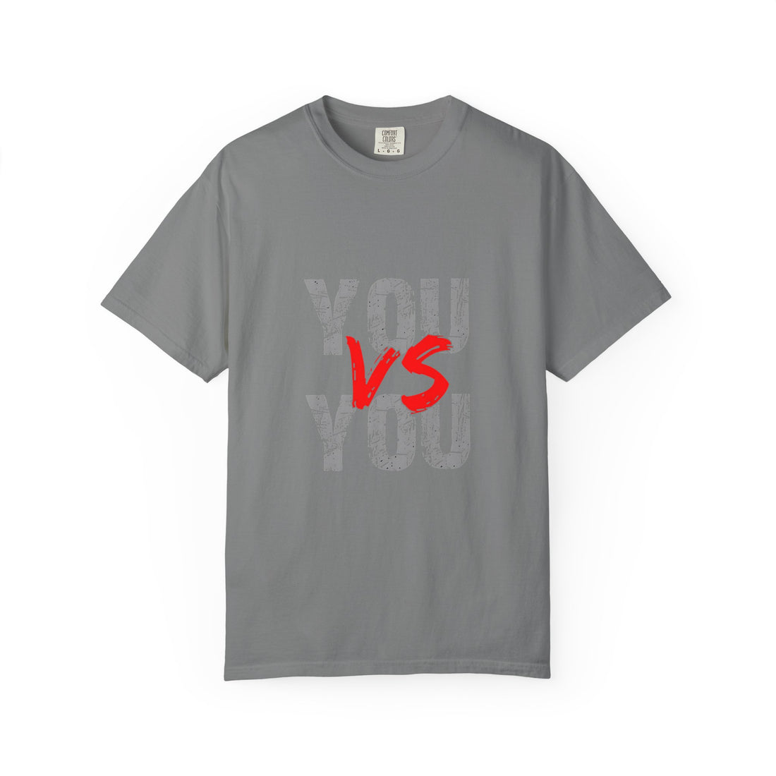 Unisex Motivational T-Shirt, You vs You Design, Self-Care Gift, Casual Wear, Positive Affirmation Apparel, Workout Shirt