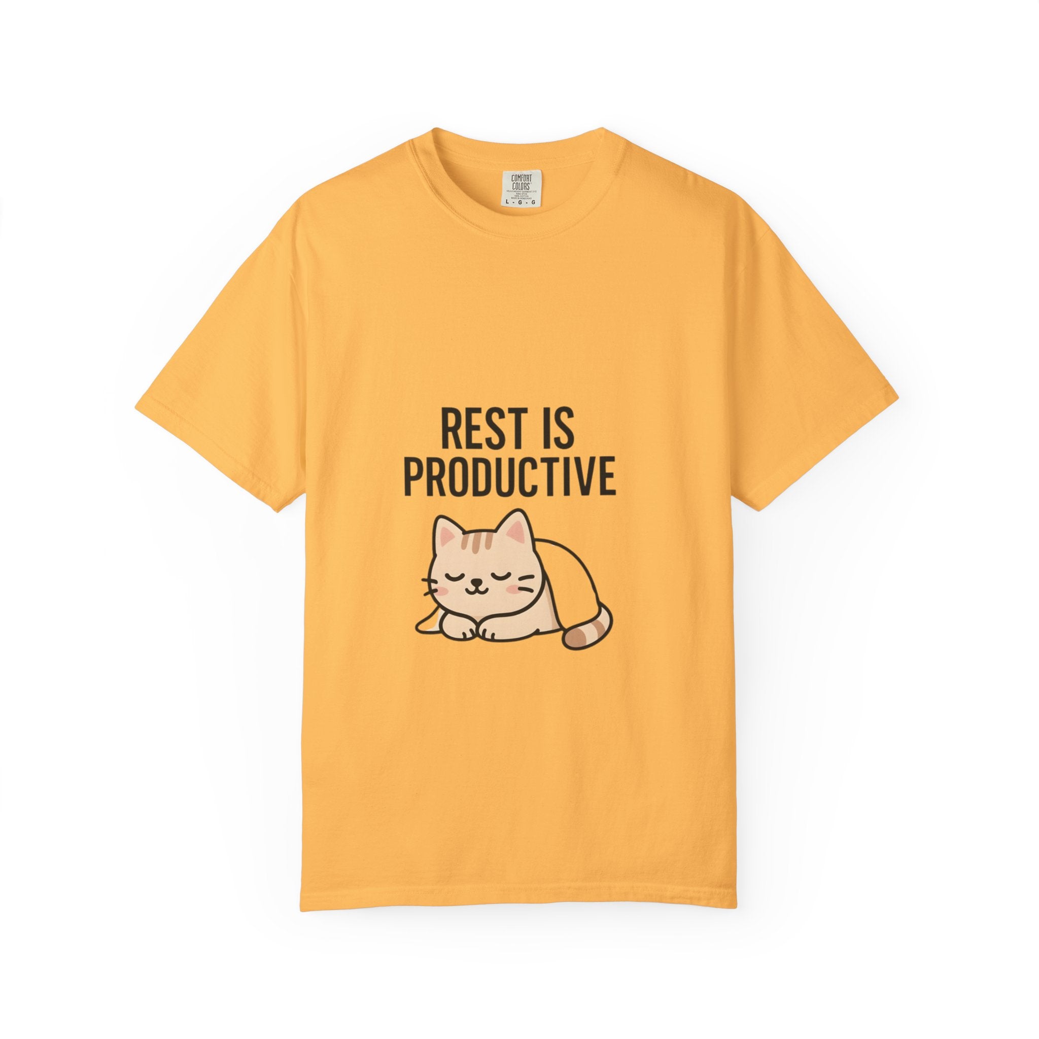 Rest Is Productive Cat T-Shirt