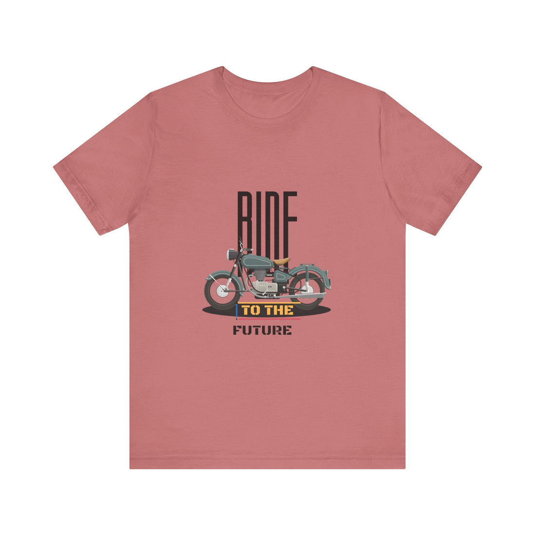 Ride to the Future Motorcycle Tee — Vintage Bike Graphic Shirt