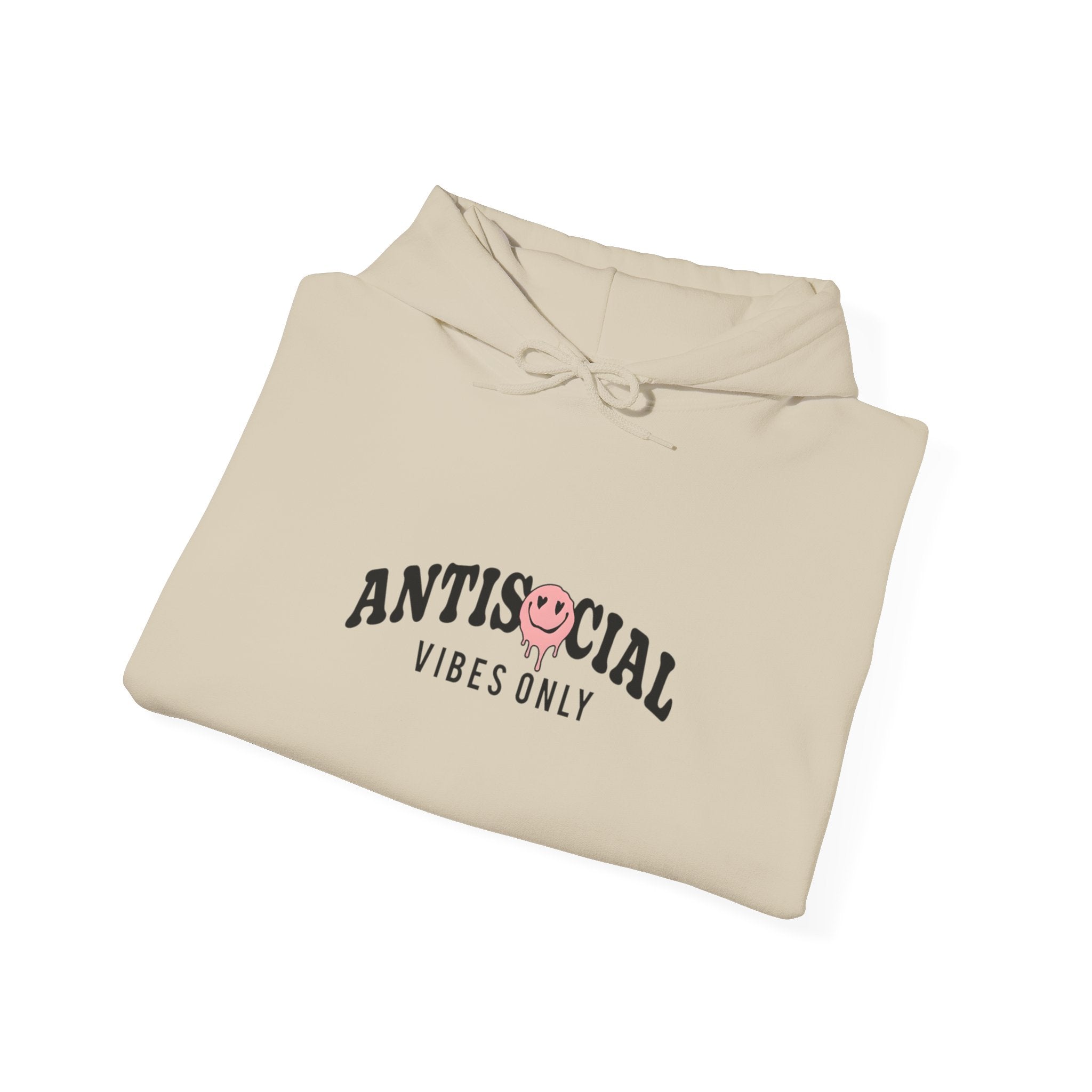 Antisocial Vibes Only Hoodie — Cozy Graphic Pullover