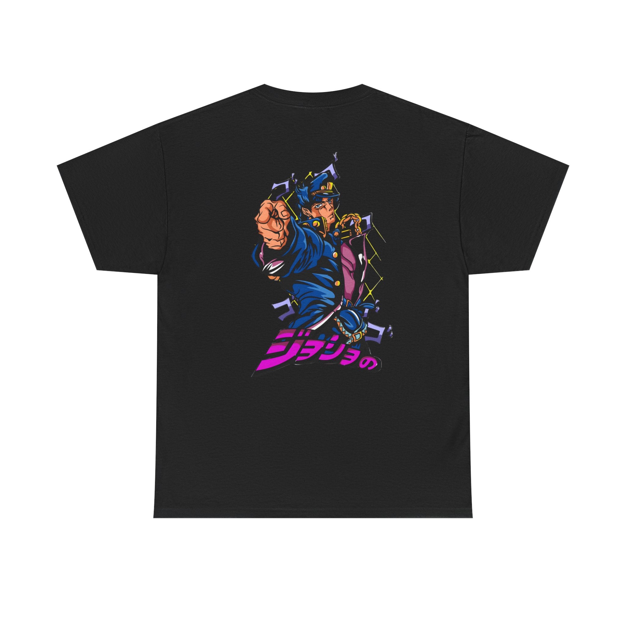 Batman & JoJo's Style Unisex Heavy Cotton Tee, Casual Wear, Graphic Tee, Streetwear, Cool Gift, Anime Shirt