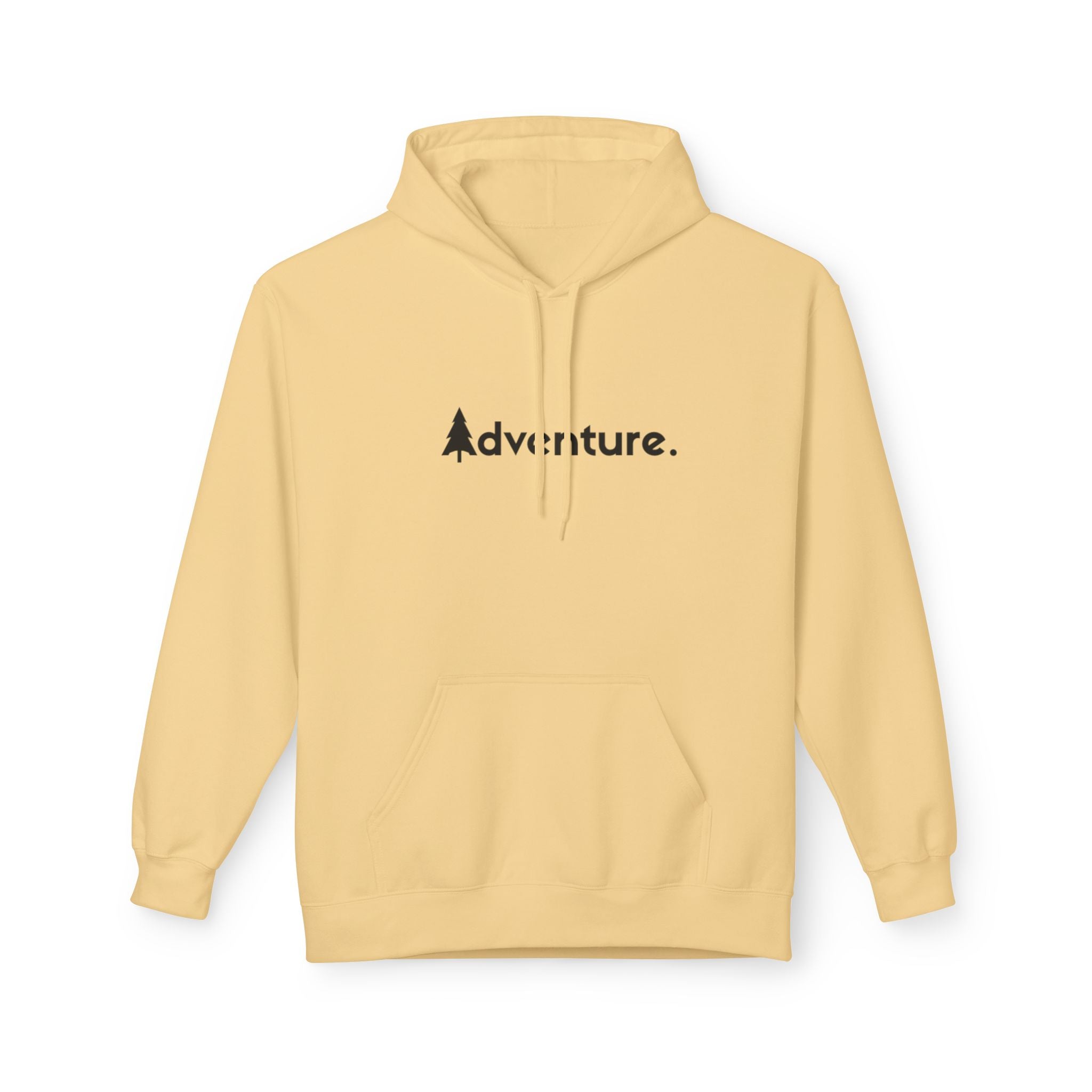 Adventure Hoodie — Minimal Mountain Graphic Pullover
