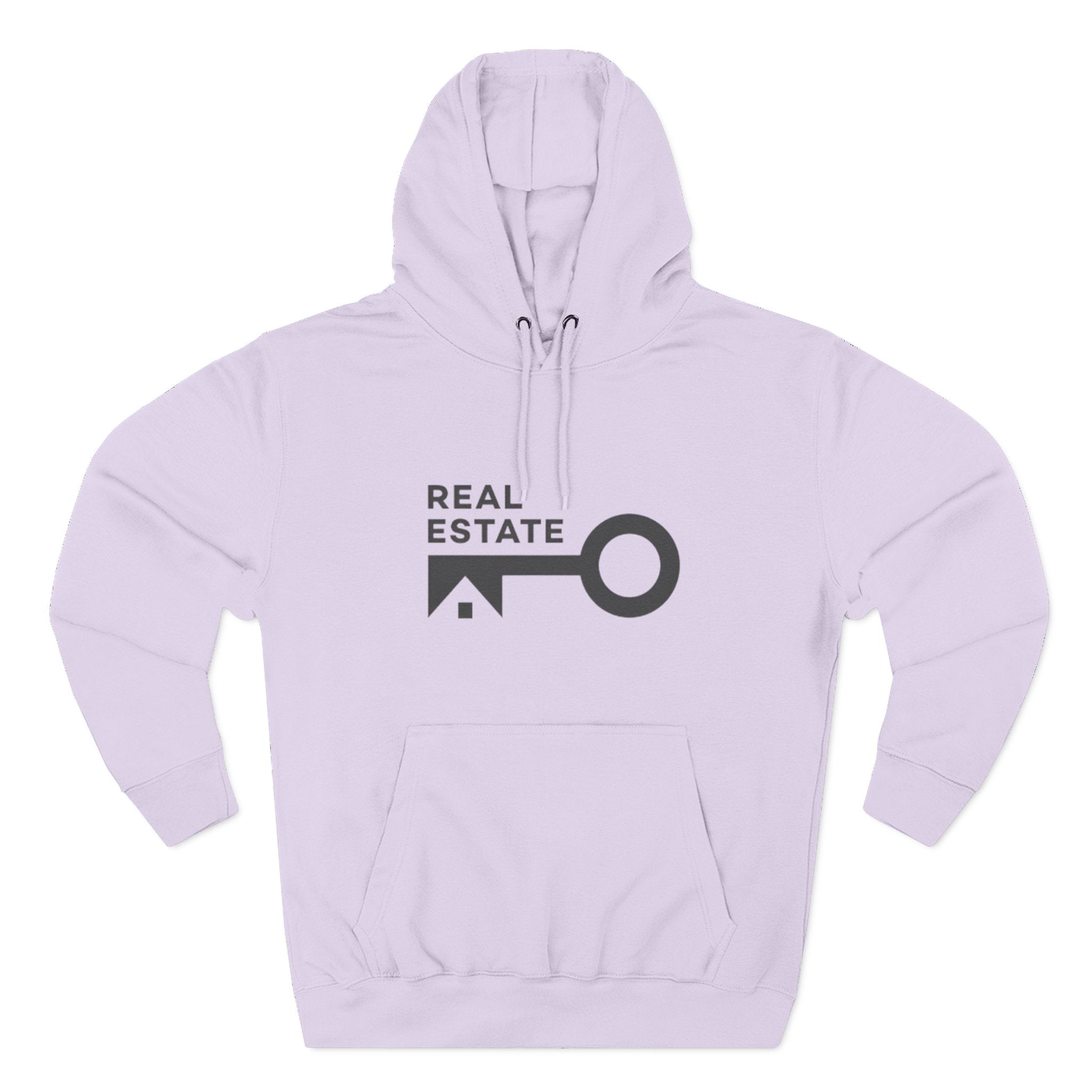 Real Estate Key Logo Hoodie — Realtor Fleece Pullover