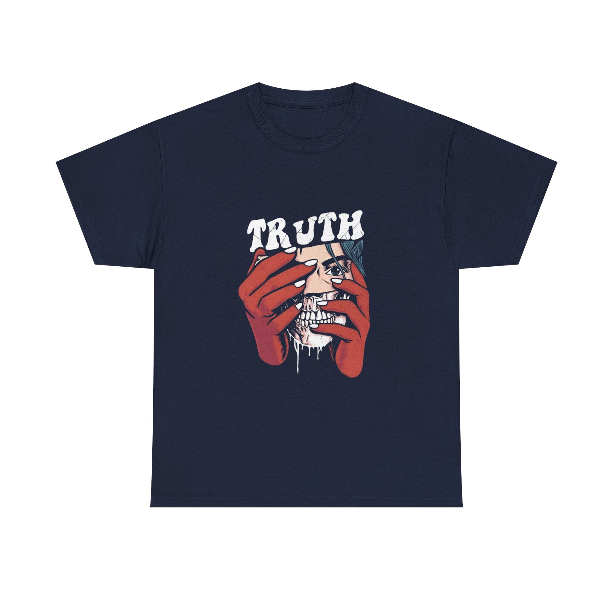 Bold Graphic Tee with 'Truth' Design, Unisex Cotton T-Shirt, Casual Wear, Ideals Statement Shirt, Trendy Gift Idea