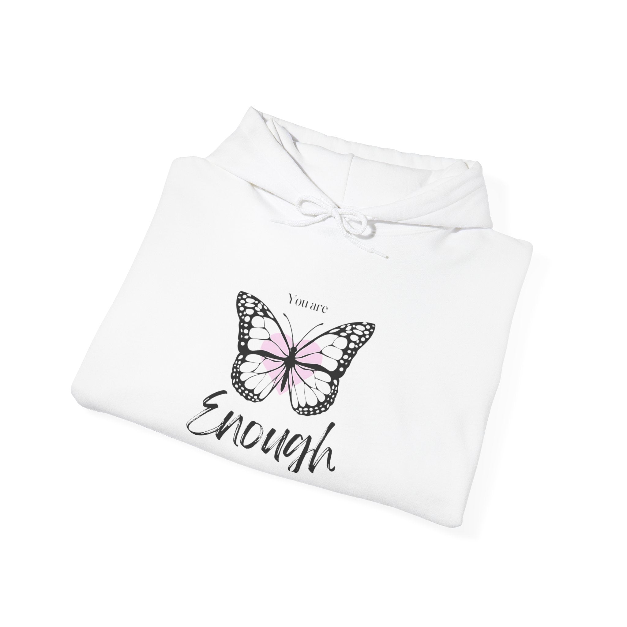 Inspirational Butterfly Graphic Hoodie - Motivational Sweatshirt for Women & Men, Perfect Gift for Birthdays, Affirmation, Everyday Wear