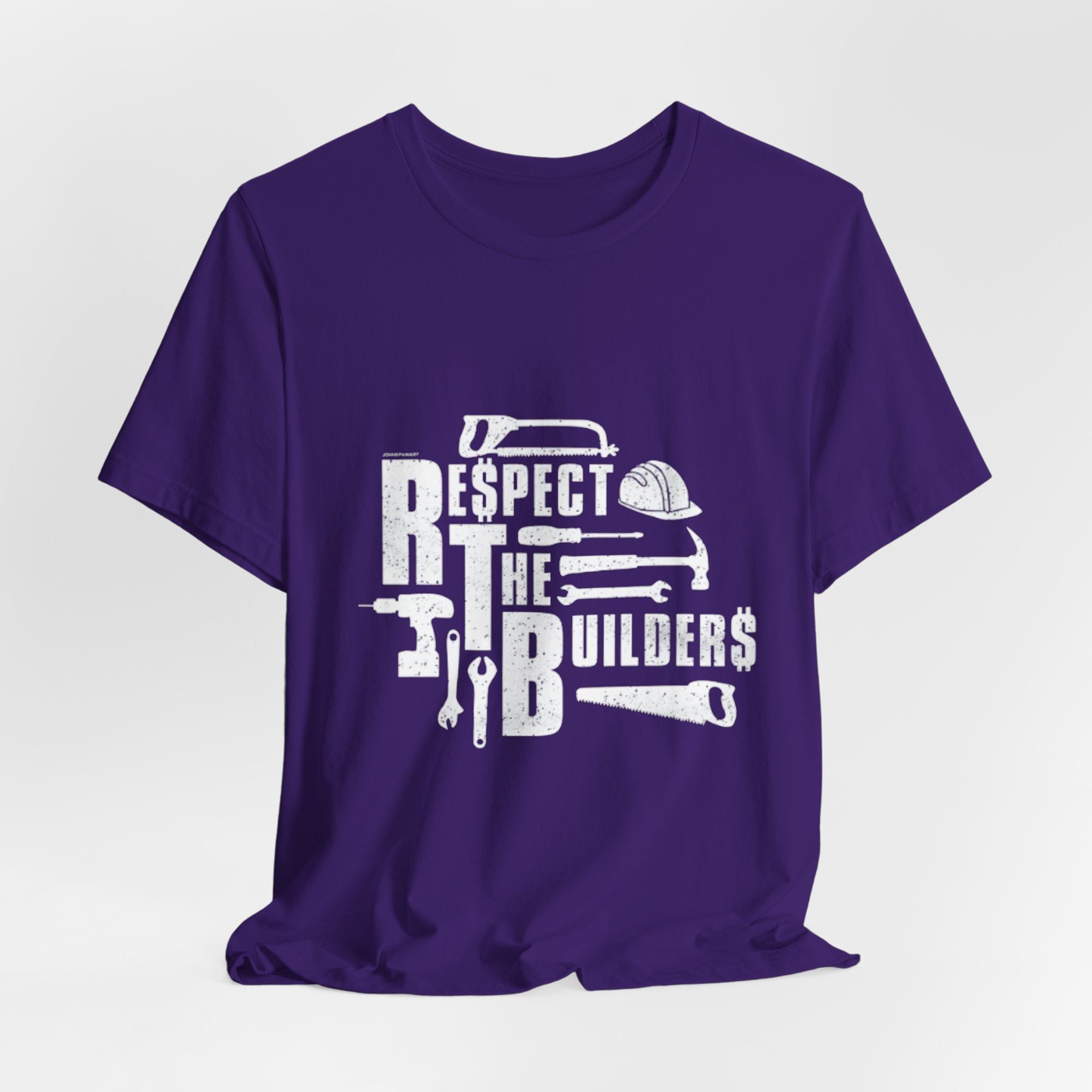 Respect The Builders T-Shirt – Construction Tools Graphic Tee