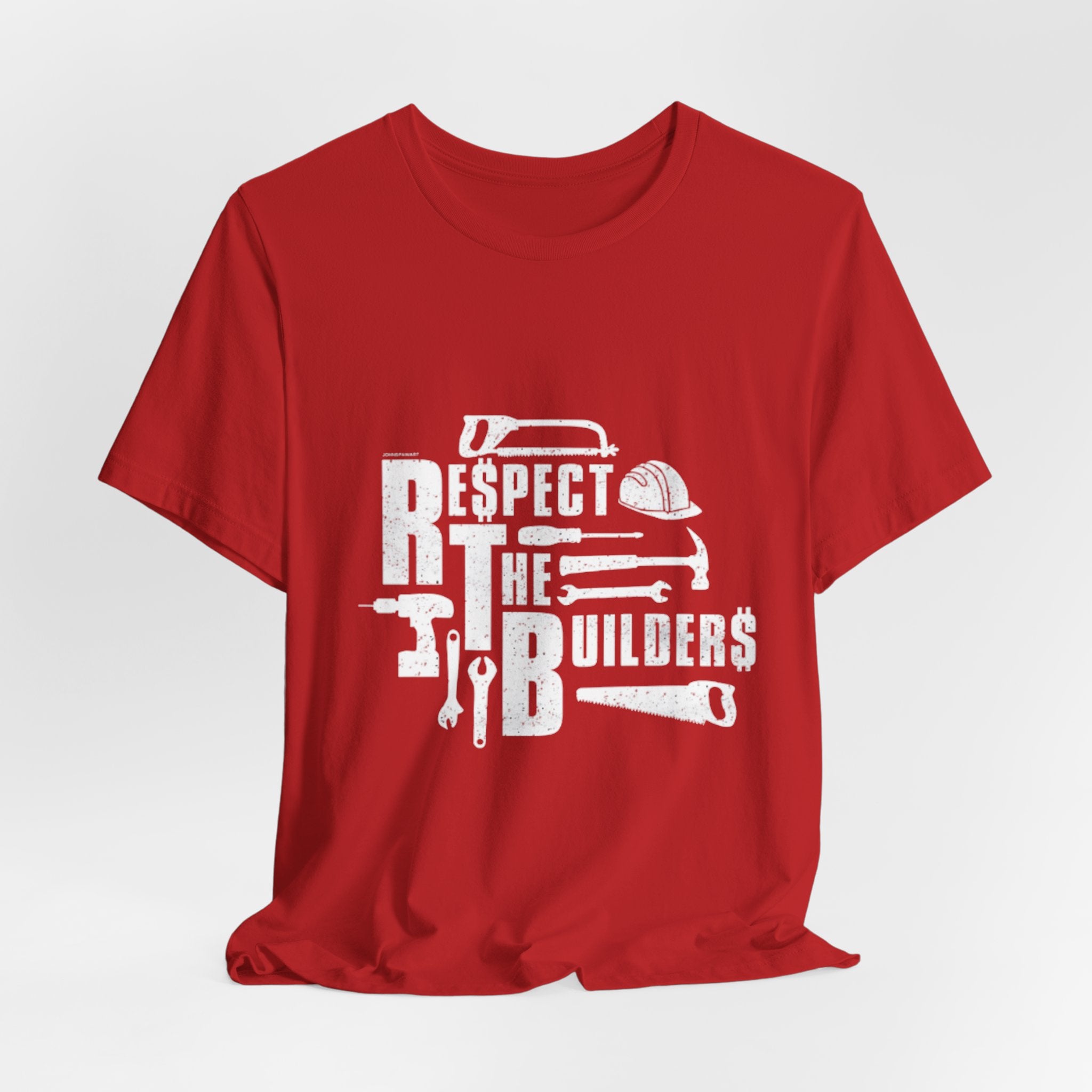 Respect The Builders T-Shirt – Construction Tools Graphic Tee