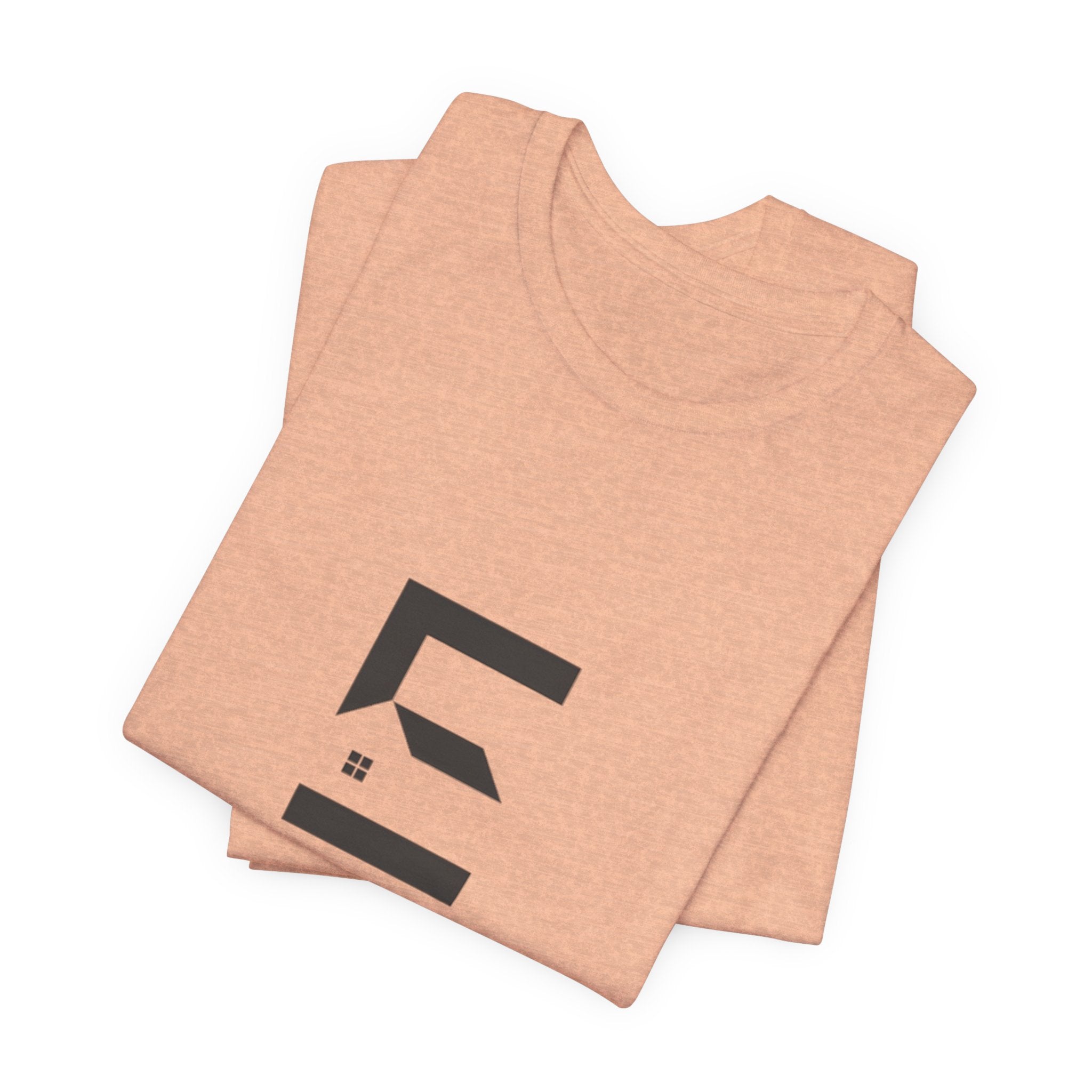 Elegant House Logo T-Shirt — Minimal Real Estate Branding Tee