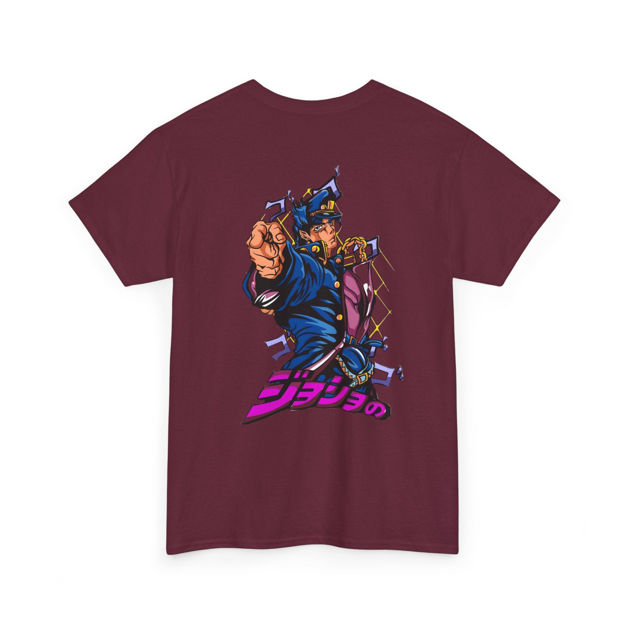 Batman & JoJo's Style Unisex Heavy Cotton Tee, Casual Wear, Graphic Tee, Streetwear, Cool Gift, Anime Shirt