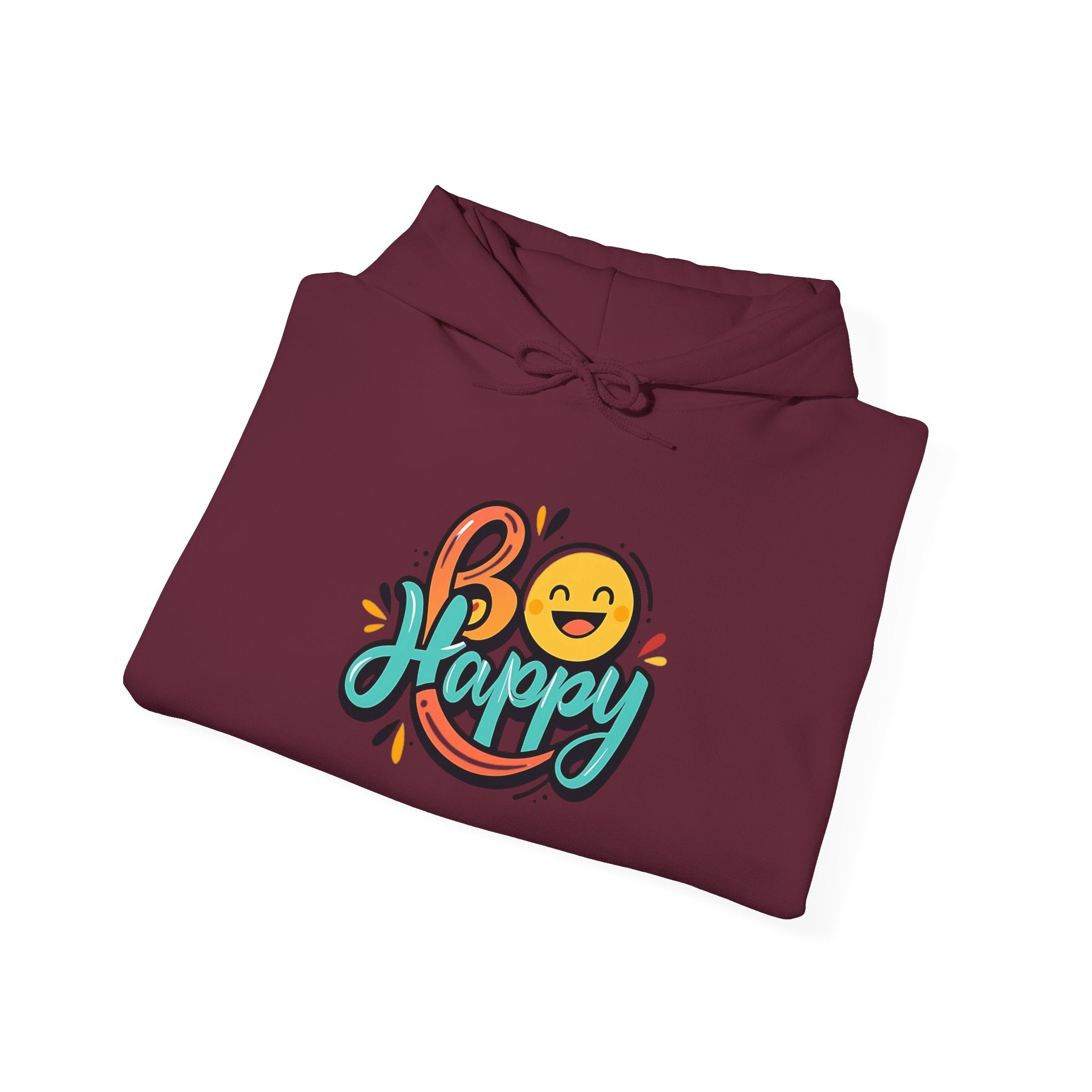 Happy Vibes Hoodie, Unisex Sweater, Fun Gift for Friends, Cozy Casual Wear, Perfect for Celebrations, Everyday Comfort