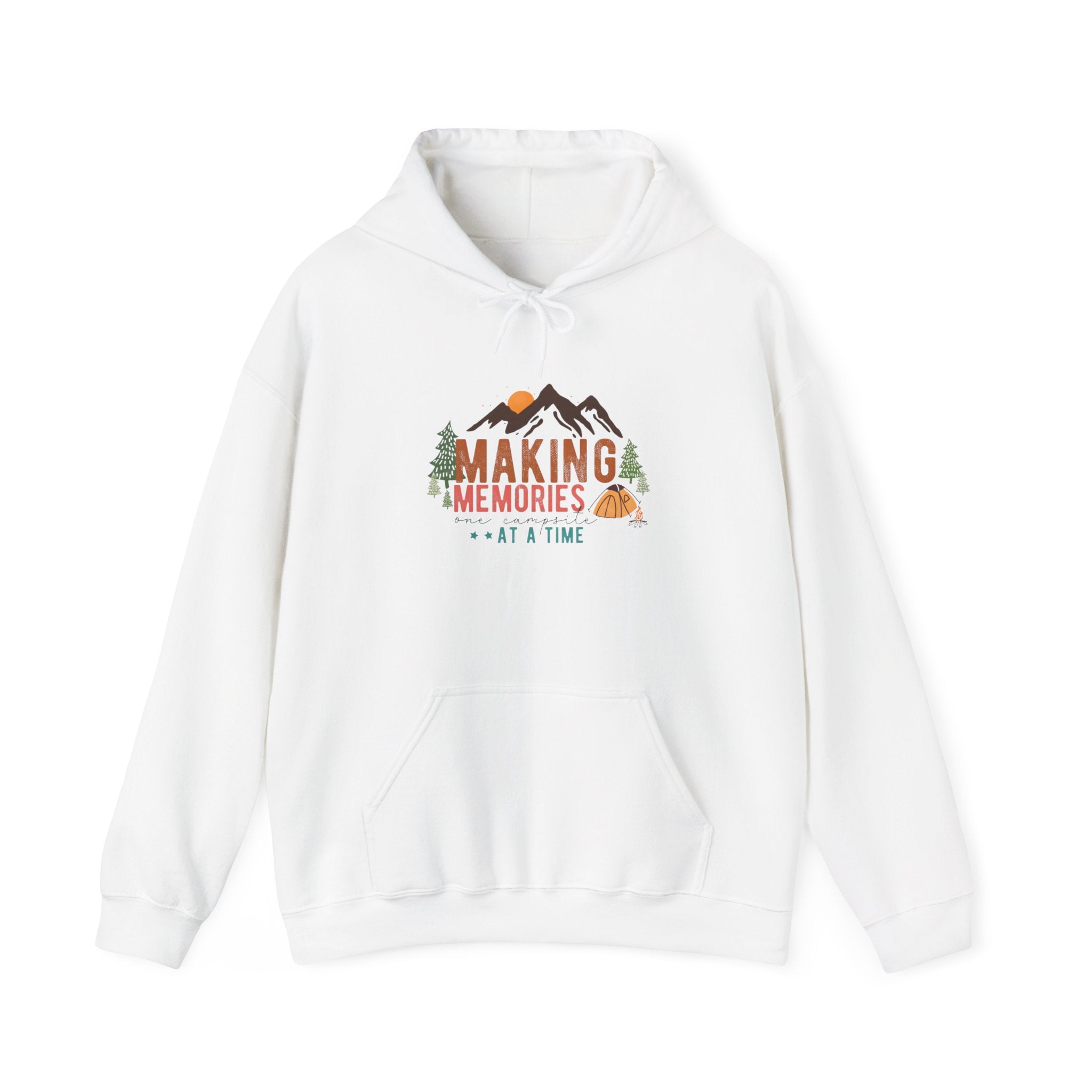 Making Memories Hoodie – Mountain Camping Graphic Pullover