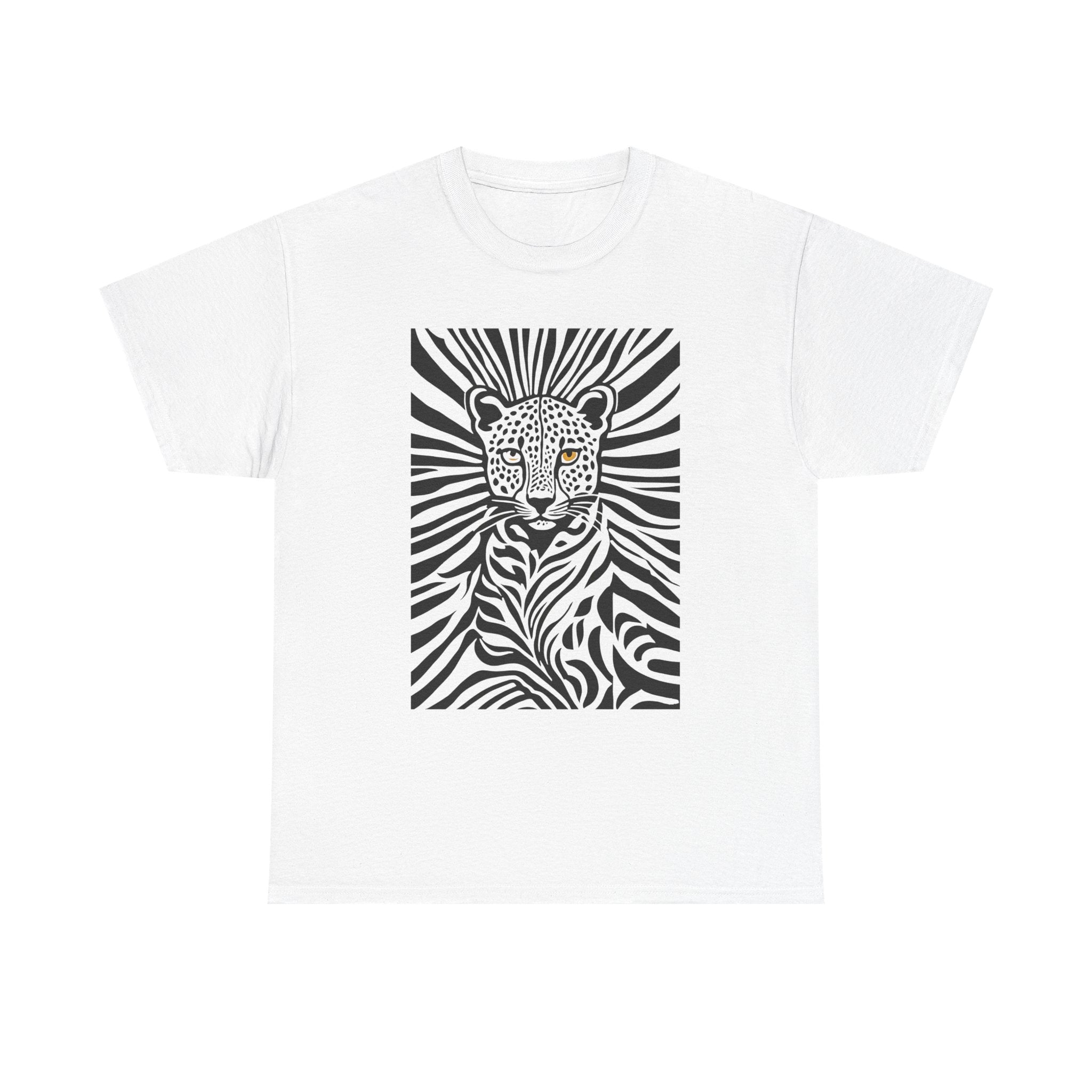 Stylish Animal Print Tee, Unisex Cotton T-Shirt, Wildlife Lover Gift, Casual Everyday Wear, Unique Graphic Tee, Statement Shirt