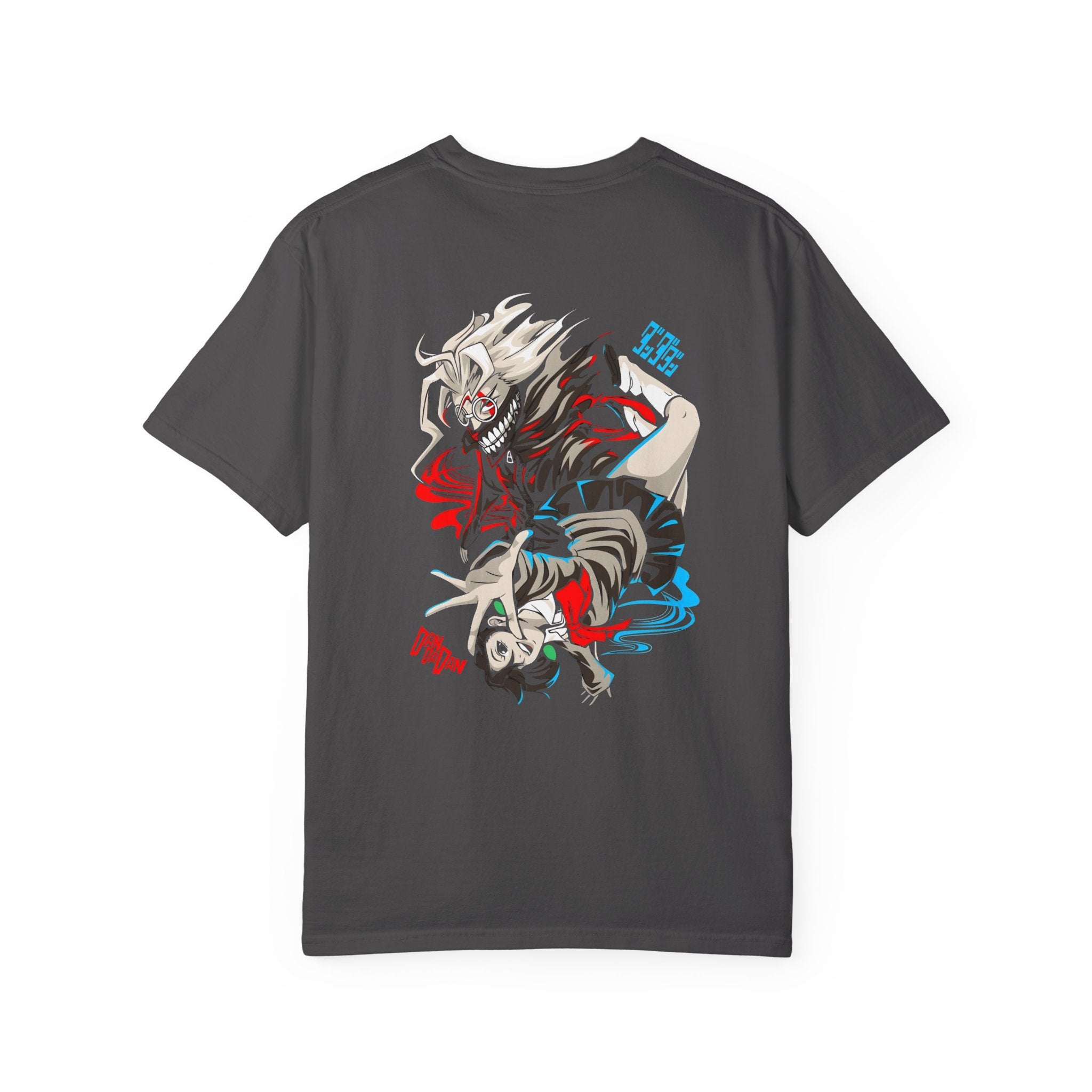 Garment-Dyed Graphic T-Shirt, Cool Anime Tee, Casual Streetwear, Gift for Fans, Trendy Graphic Top, Everyday Wear