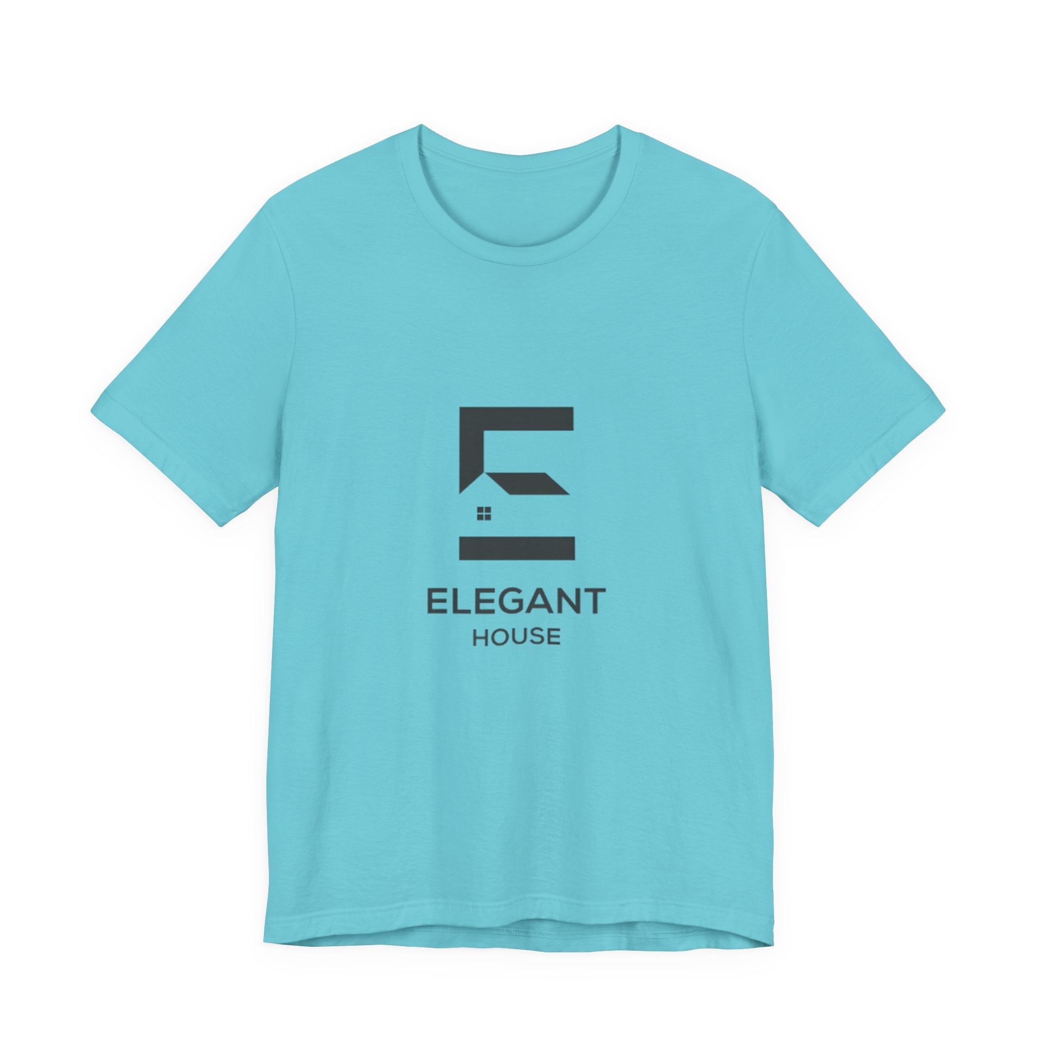 Elegant House Logo T-Shirt — Minimal Real Estate Branding Tee