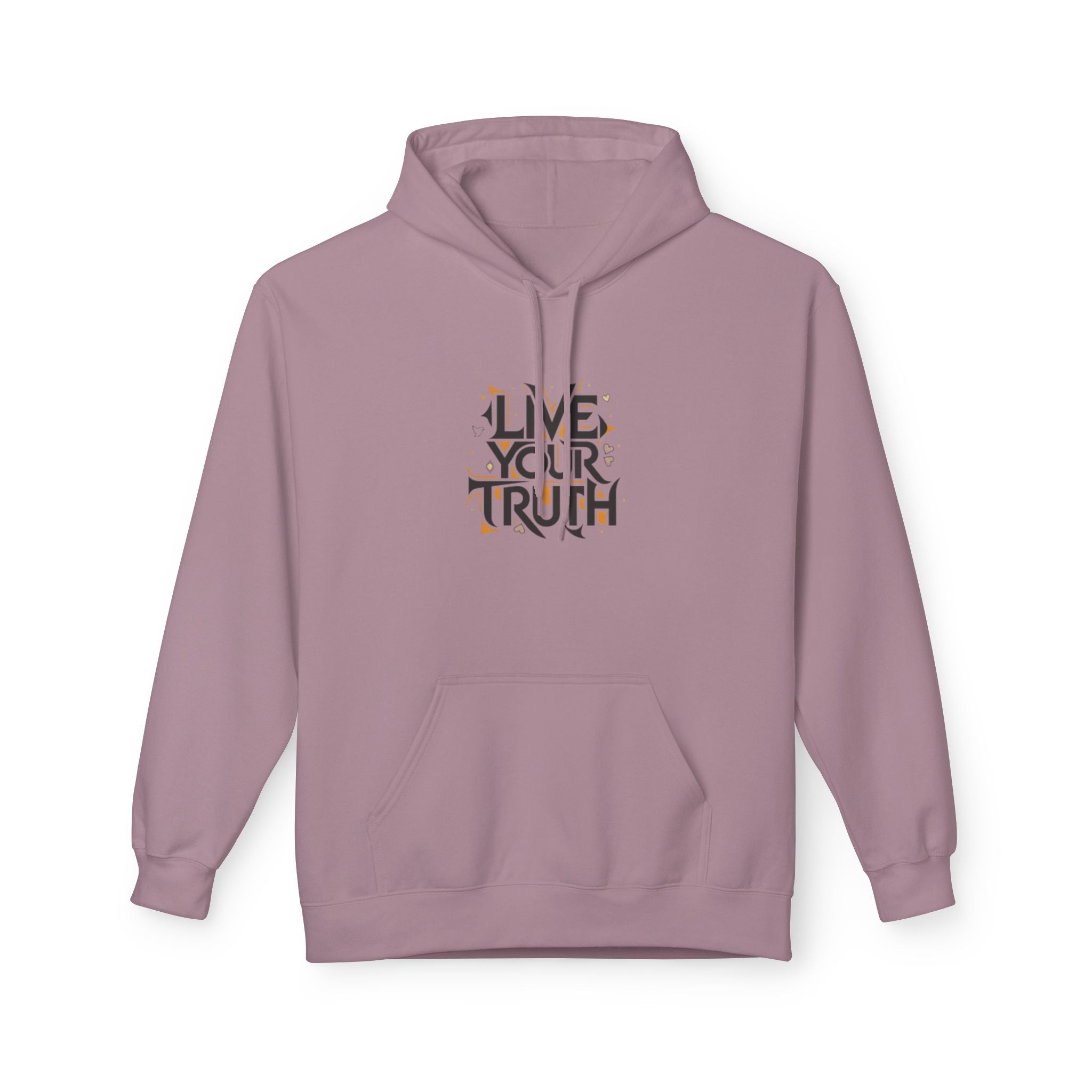 Live Your Truth Hoodie — Inspirational Graphic Pullover for Self-Expression