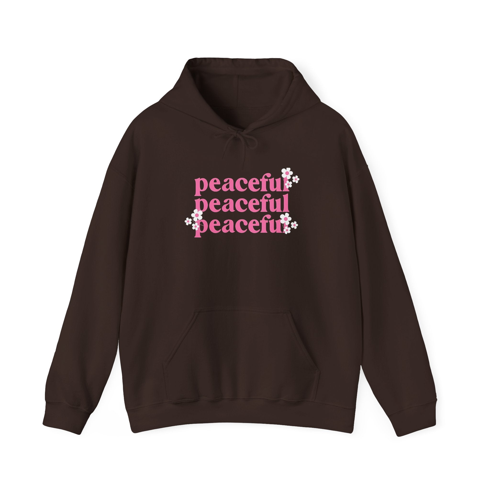 Peaceful Vibes Unisex Hoodie | Cozy Sweatshirt for Relaxation, Ideal Gift for Self-Care, Mindfulness, Casual Wear