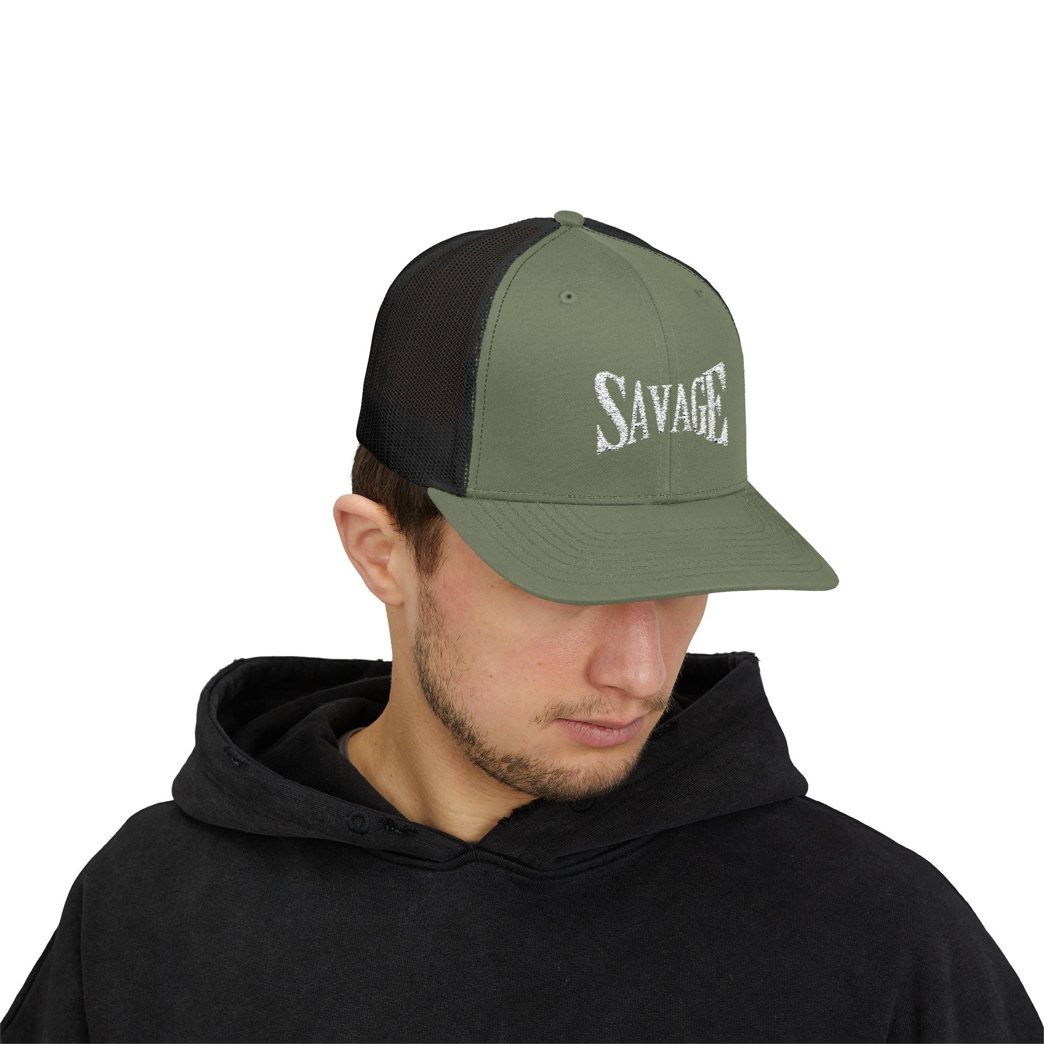Savage Snapback Trucker Cap - Stylish Casual Headwear