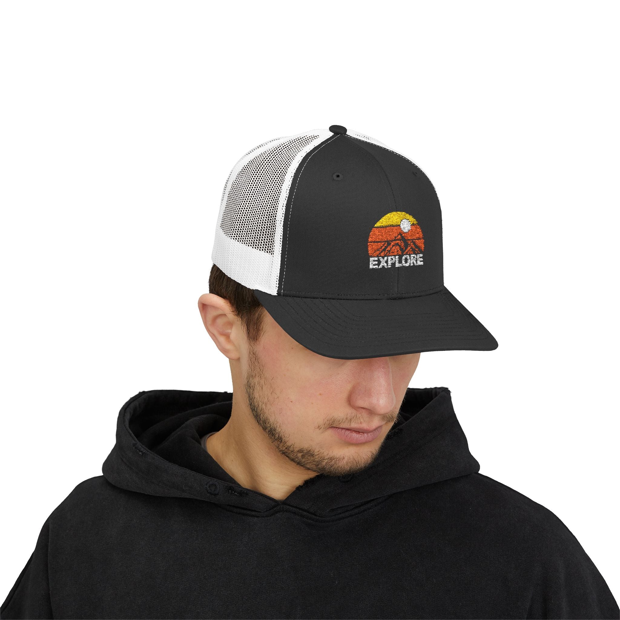 Explore Sunset Trucker Cap