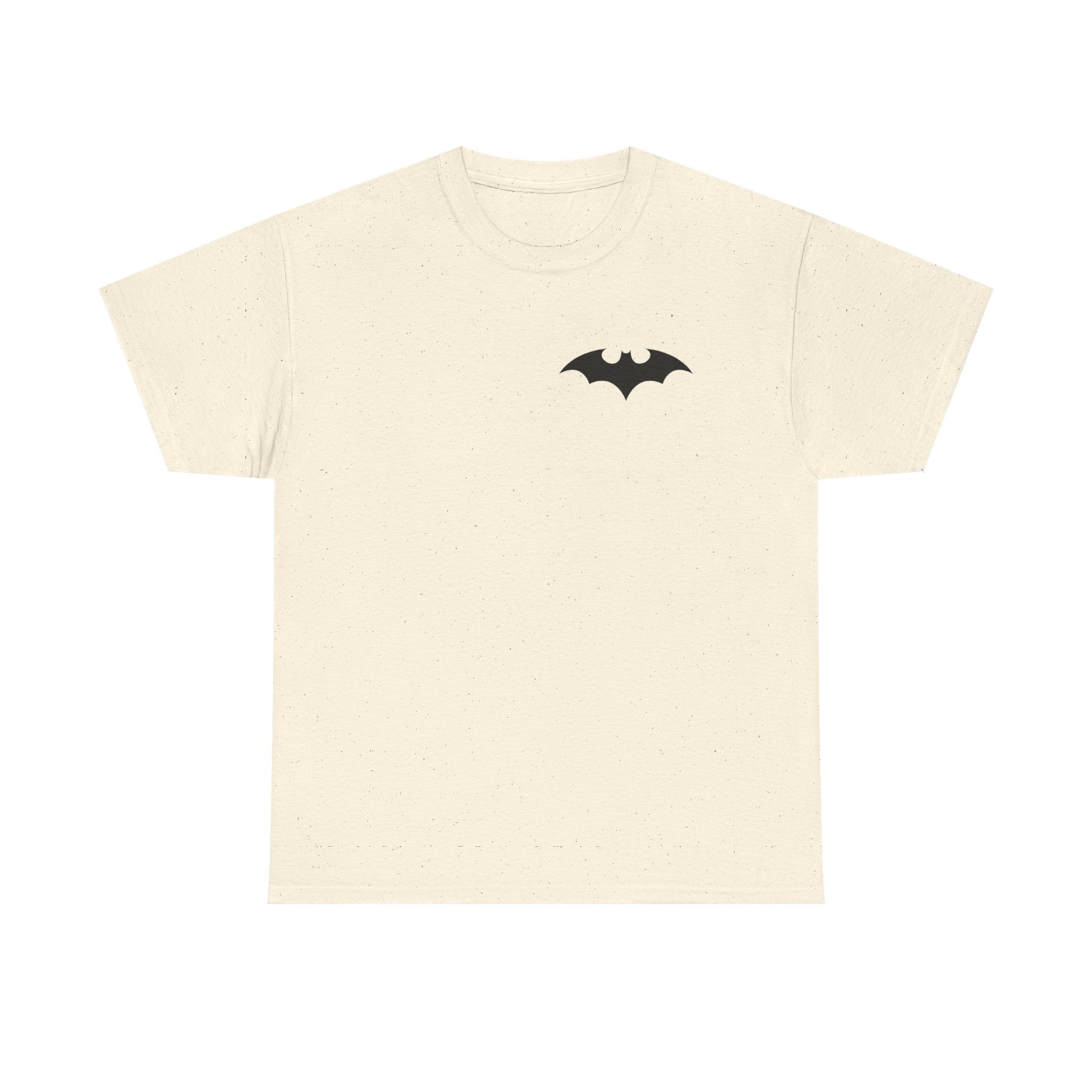 Batman & JoJo's Style Unisex Heavy Cotton Tee, Casual Wear, Graphic Tee, Streetwear, Cool Gift, Anime Shirt