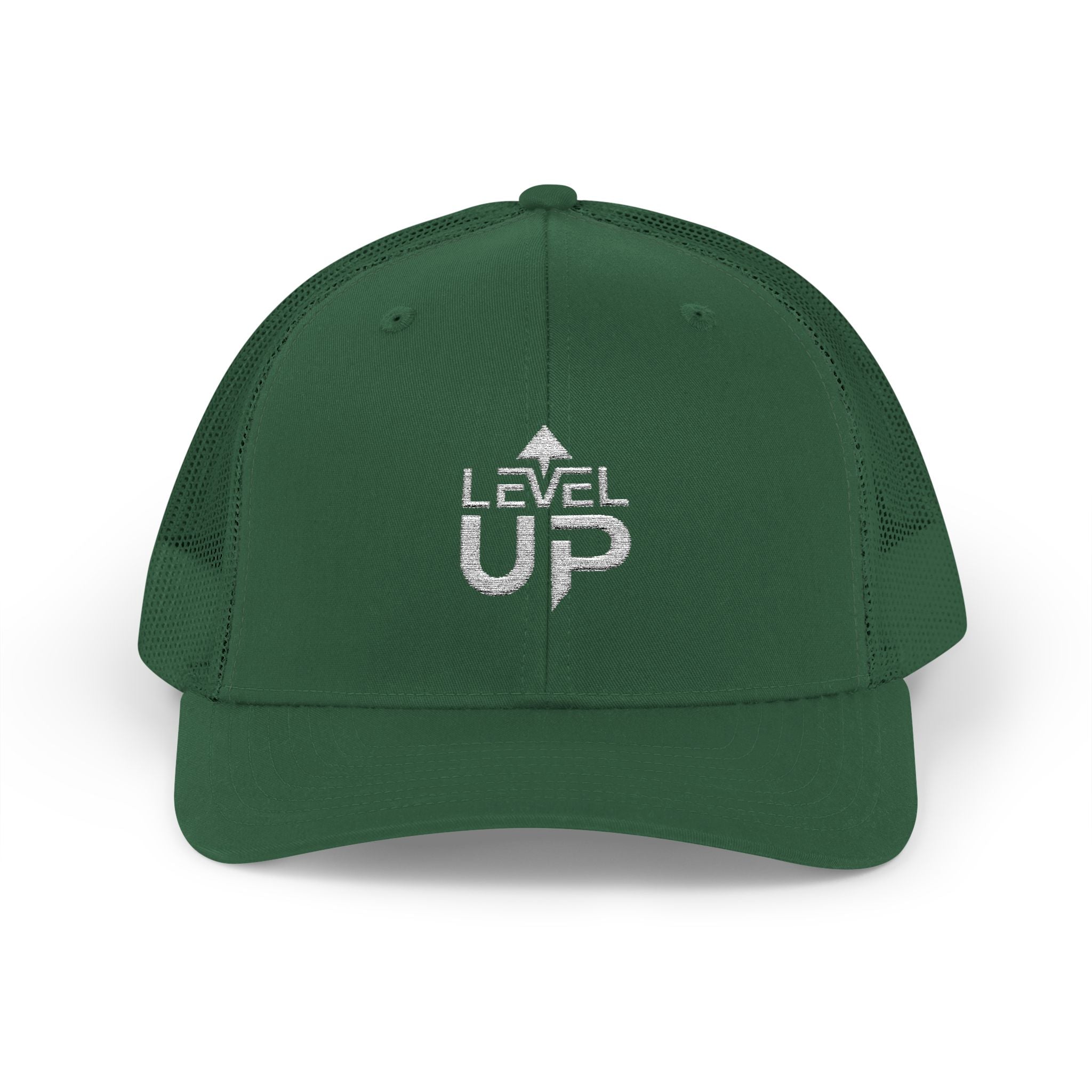 Level Up Trucker Cap – Retro Gamer Snapback Hat
