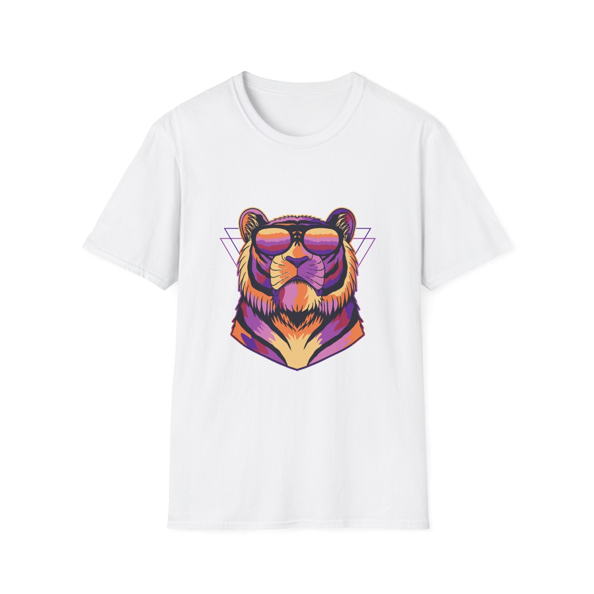 Neon Sunglasses Tiger T-Shirt