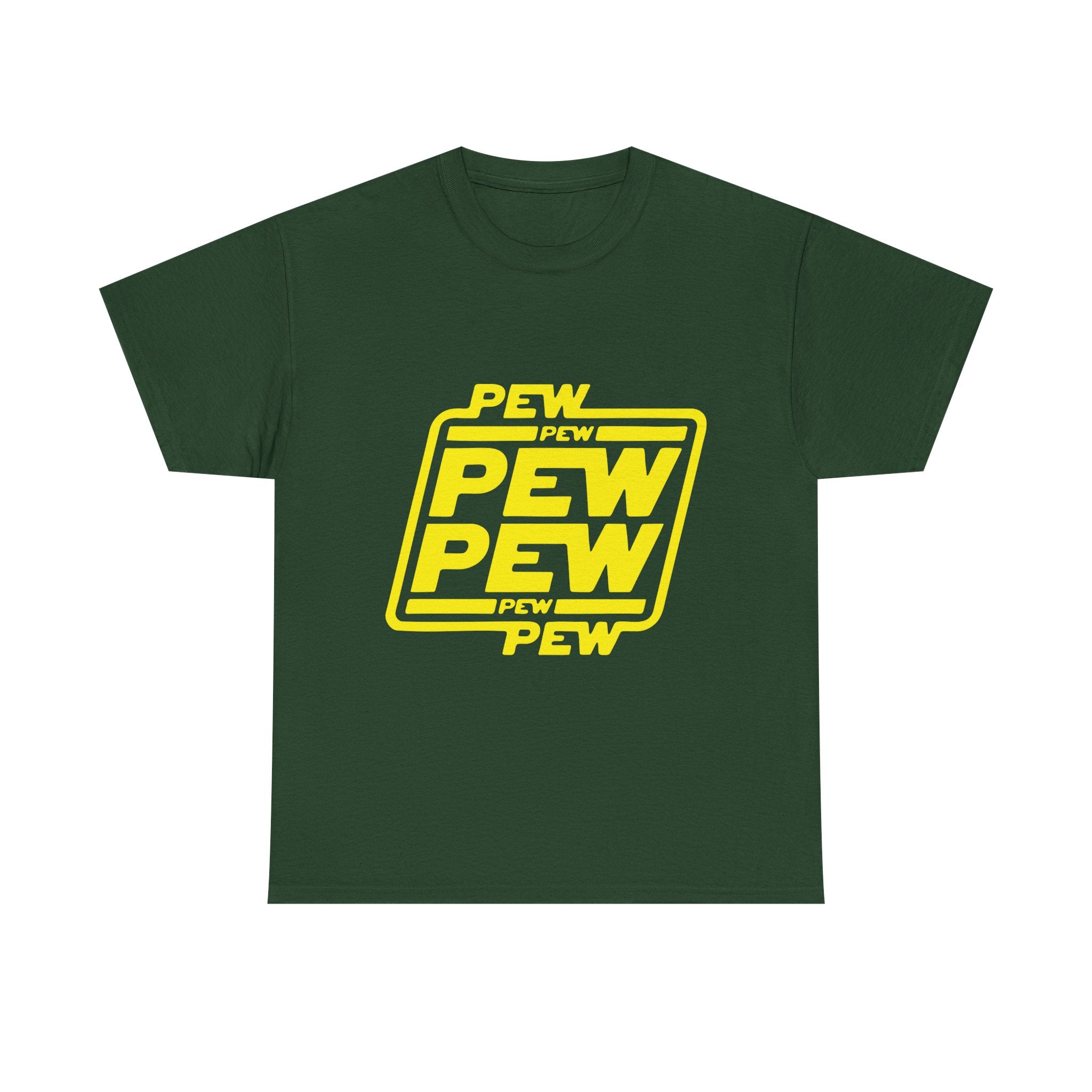 Playful Pew Pew Tee, Graphic T-Shirt, Casual Humor Top, Gift for Gamers, Unisex Cotton Tee, Fun Statement Shirt