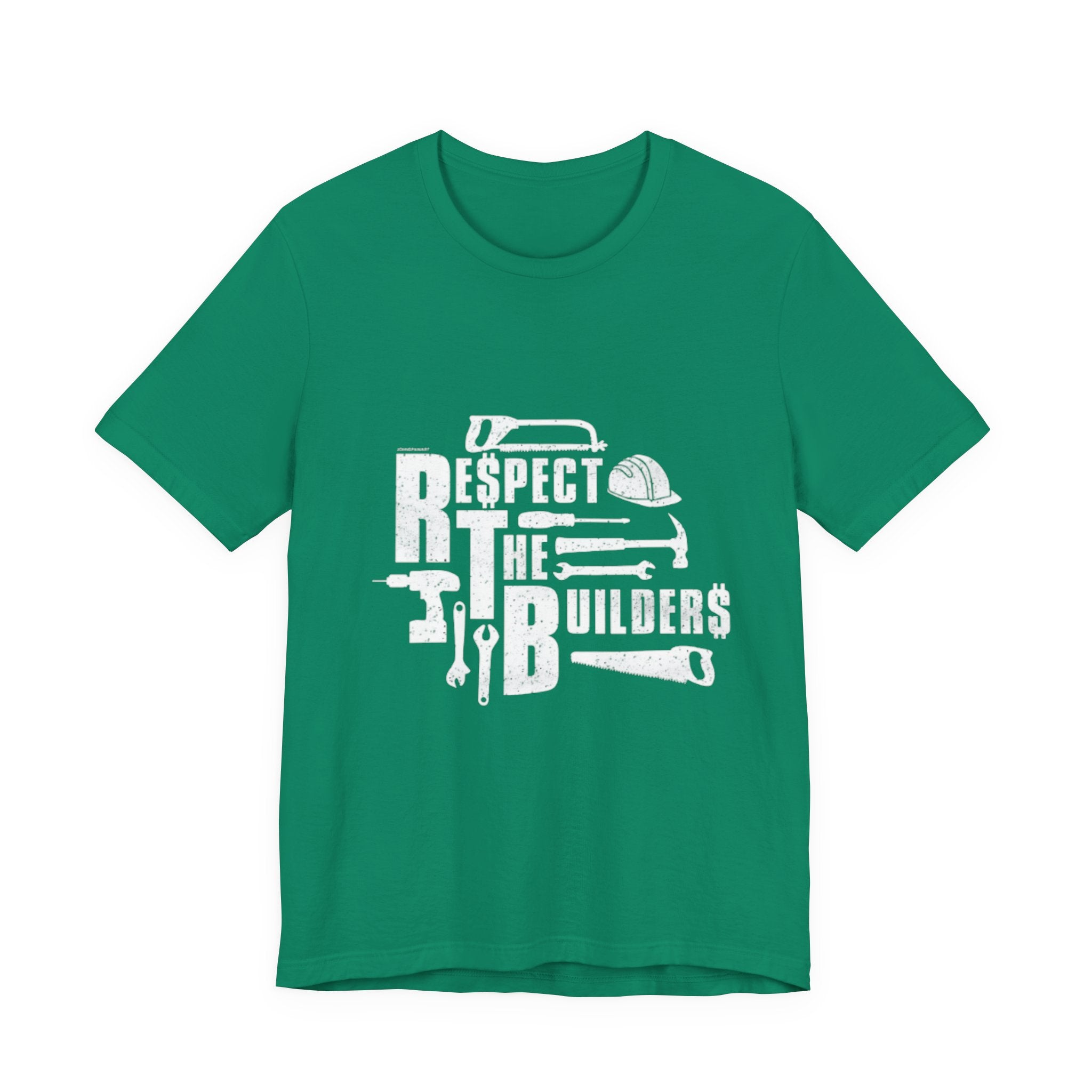 Respect The Builders T-Shirt – Construction Tools Graphic Tee