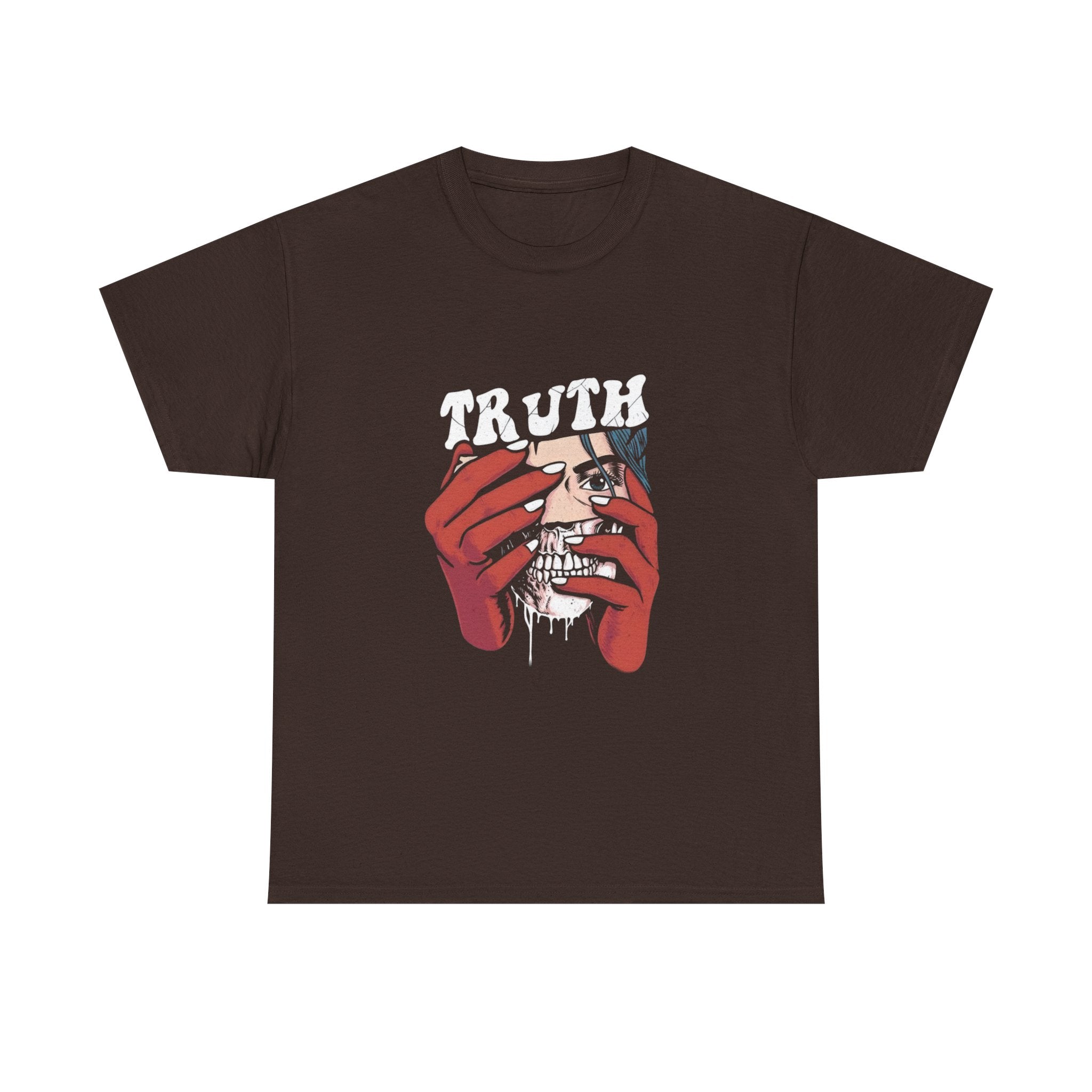 Bold Graphic Tee with 'Truth' Design, Unisex Cotton T-Shirt, Casual Wear, Ideals Statement Shirt, Trendy Gift Idea