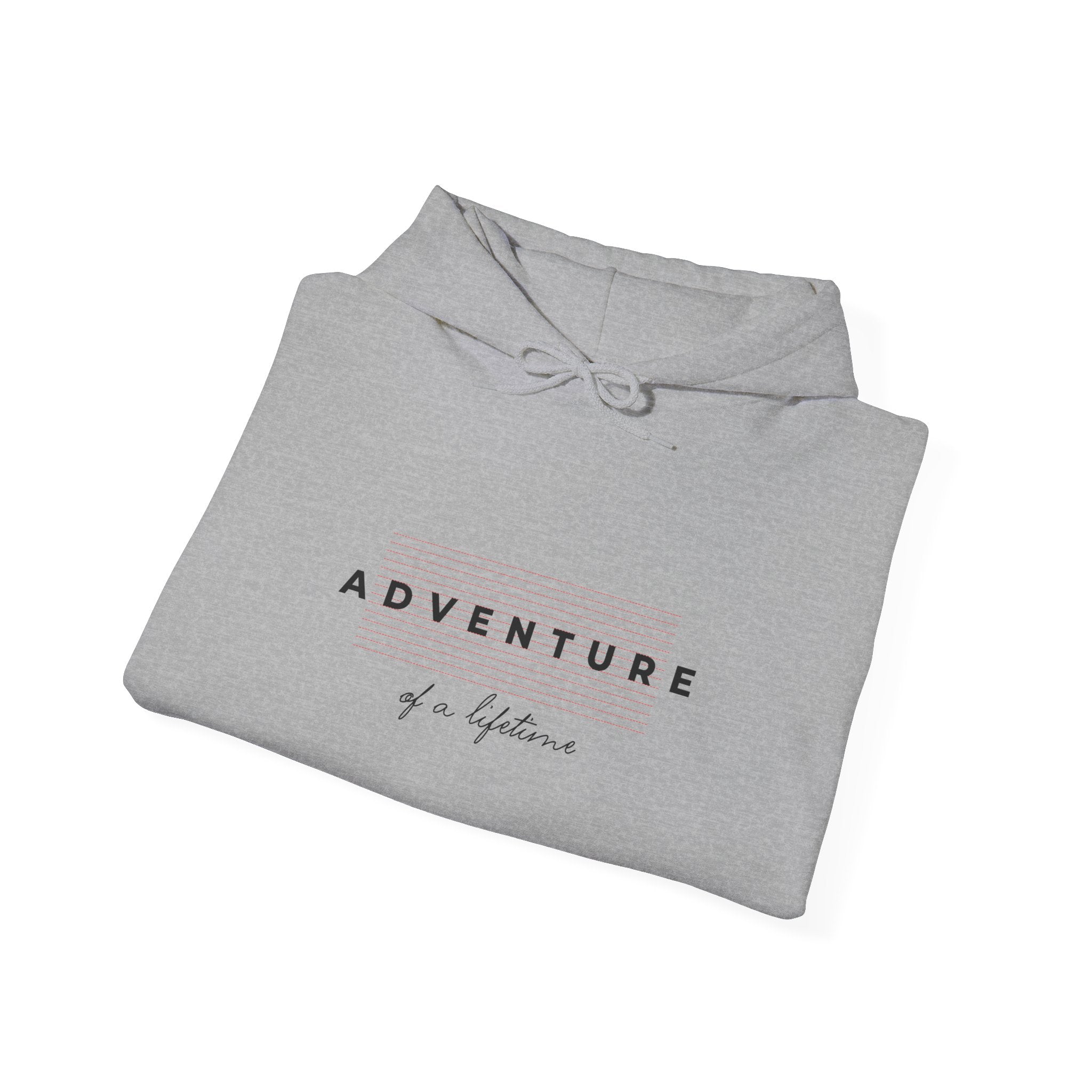 Adventure Is a Lifestyle Hoodie – Minimalist Outdoor Travel Pullover