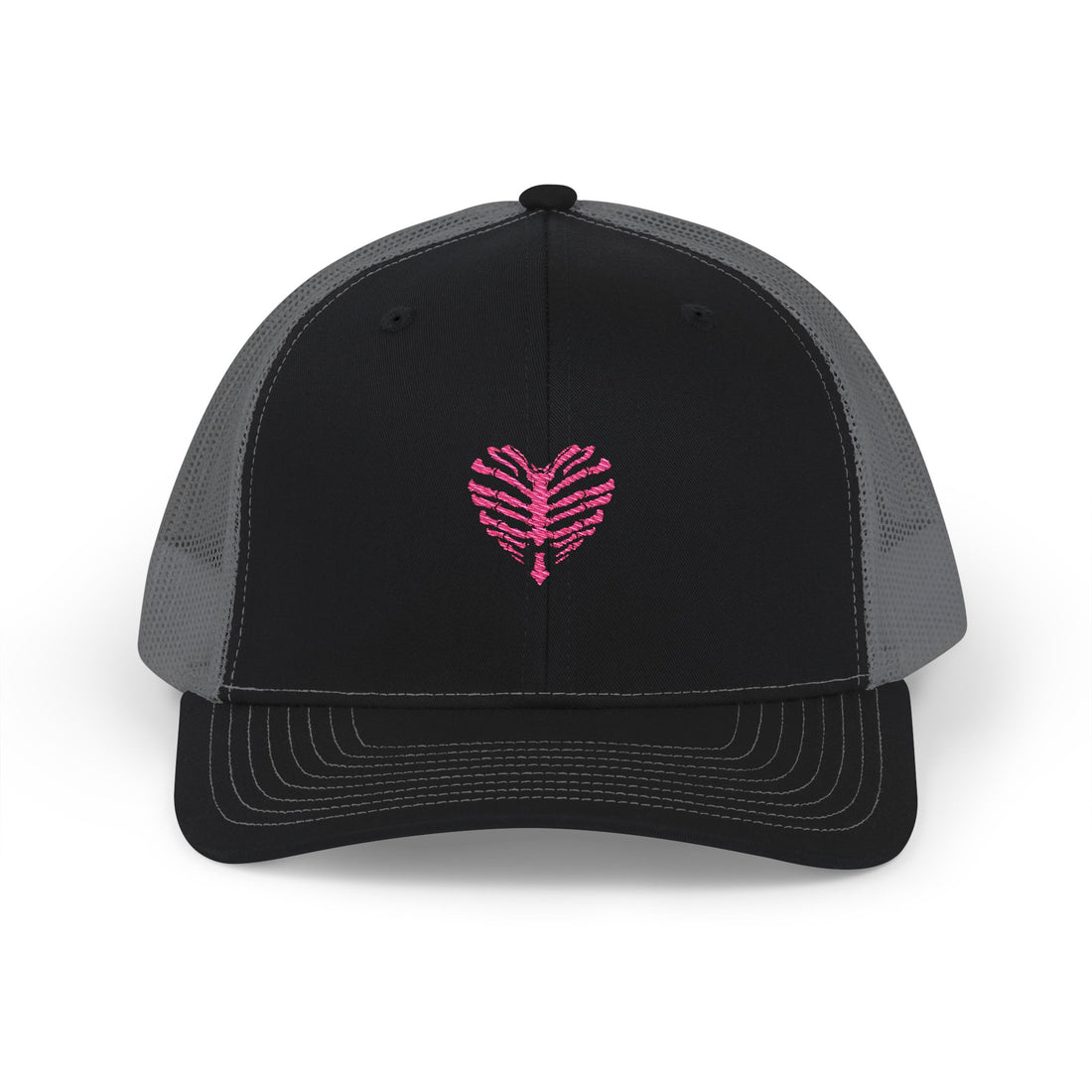 Heart Embroidered Snapback Trucker Cap - Casual Style, Unisex Gift, Outdoor Adventures, Everyday Wear, Love & Friendship