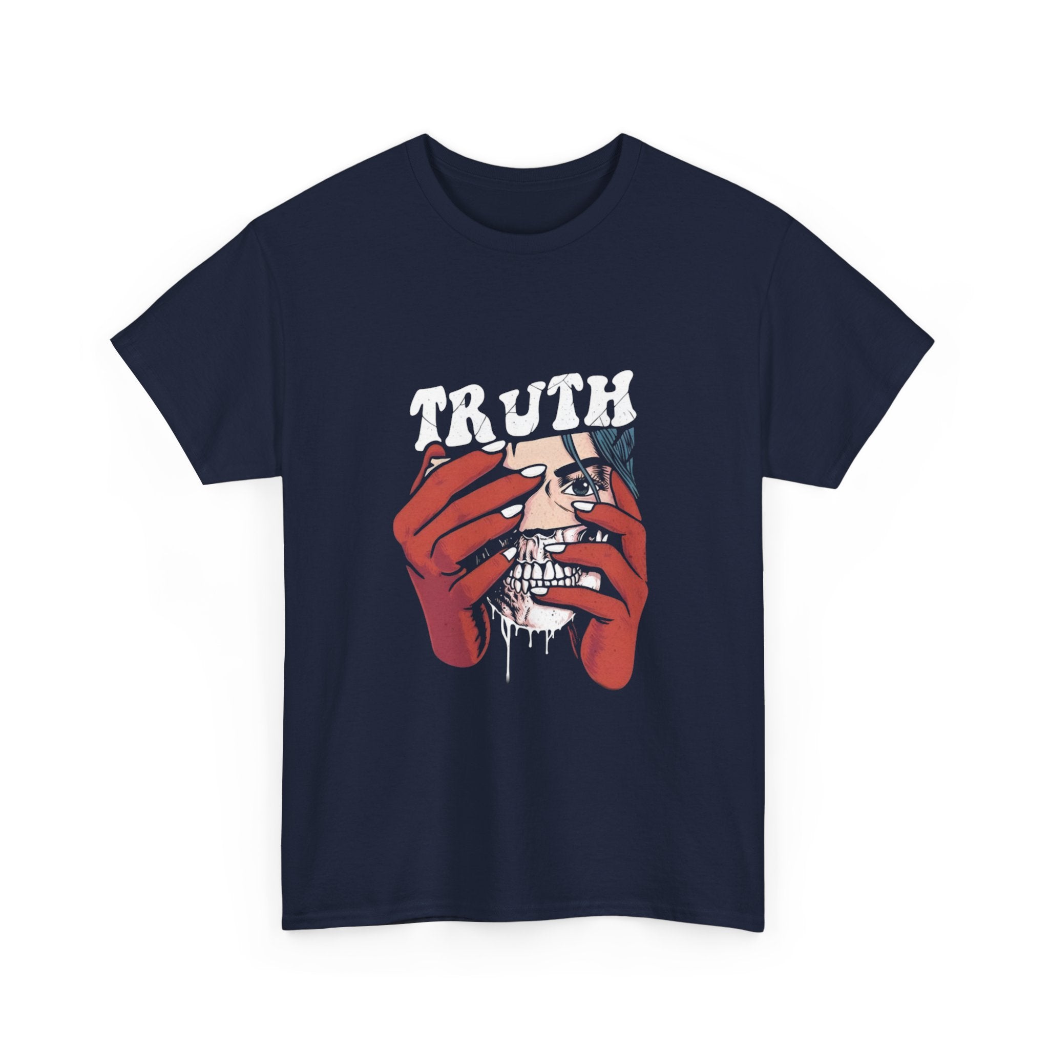 Bold Graphic Tee with 'Truth' Design, Unisex Cotton T-Shirt, Casual Wear, Ideals Statement Shirt, Trendy Gift Idea