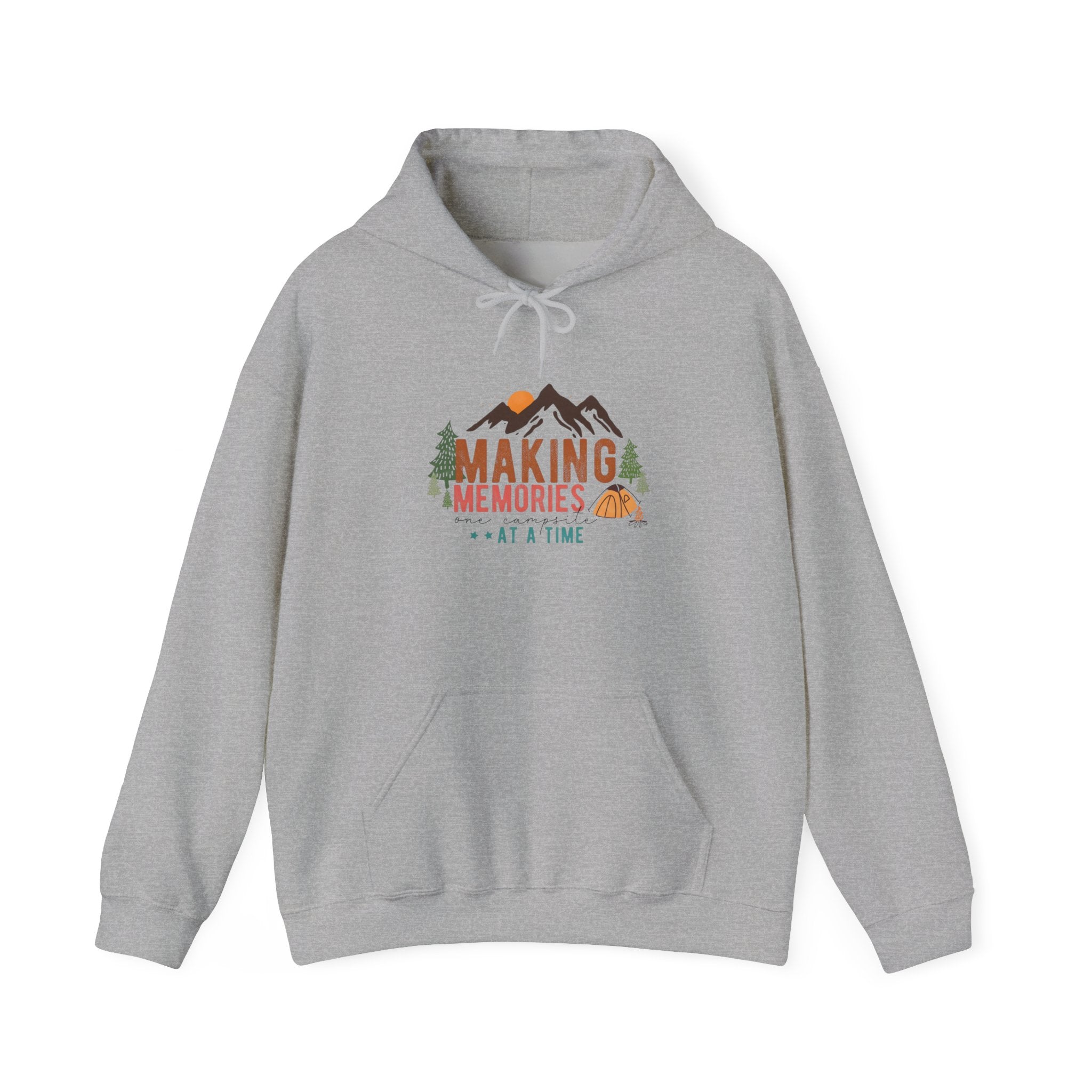 Making Memories Hoodie – Mountain Camping Graphic Pullover