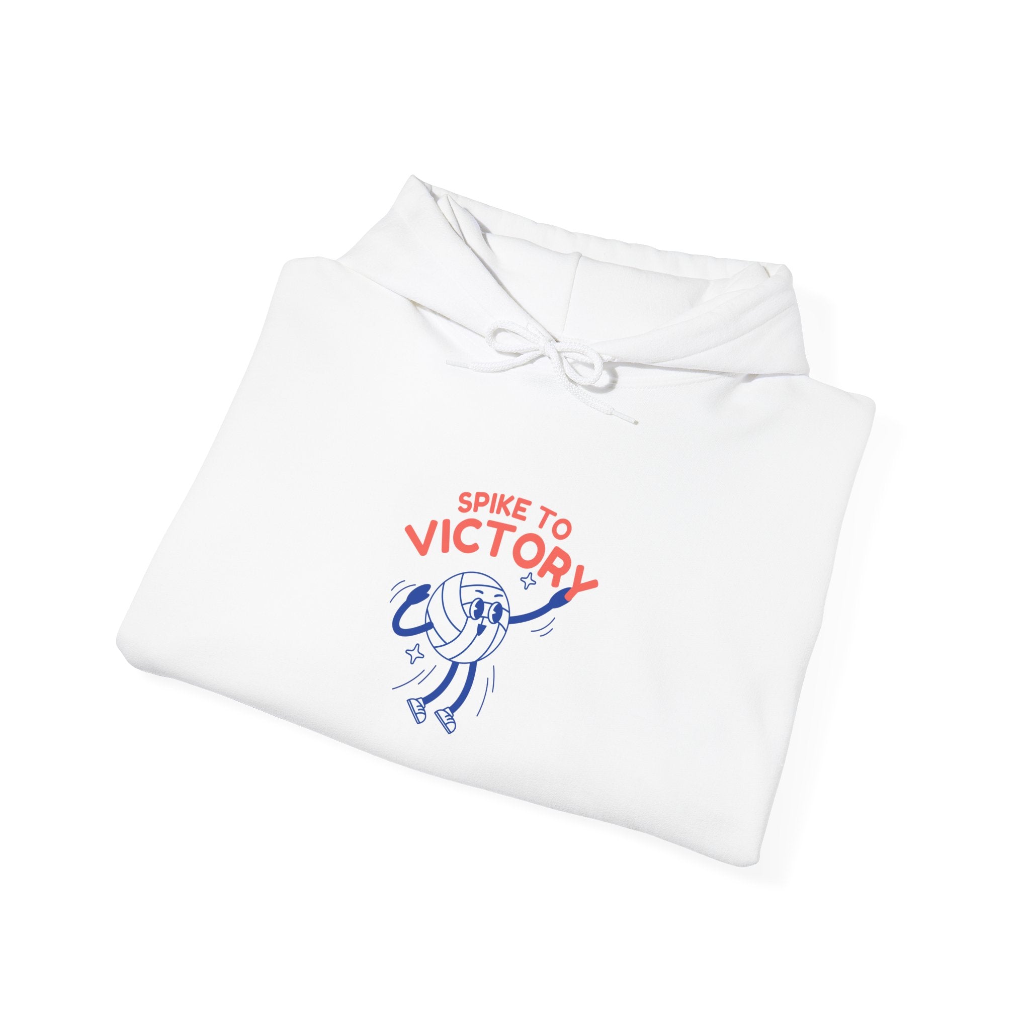 Victory Spike Volleyball Hoodie — 'Spike to Victory' Retro Volleyball Player Design