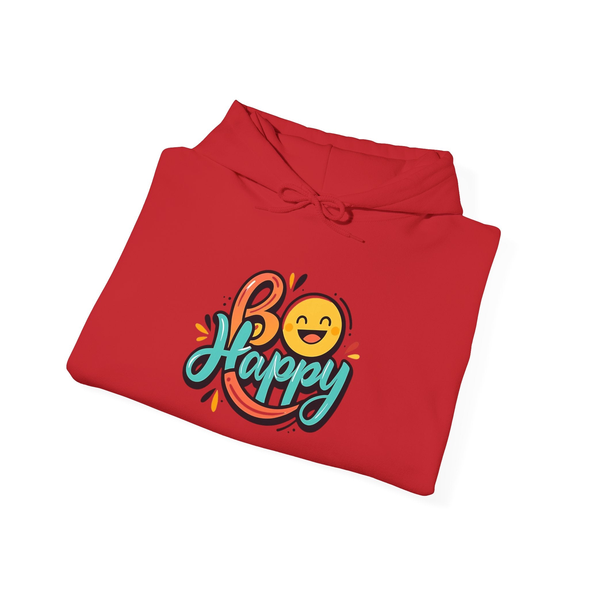 Happy Vibes Hoodie, Unisex Sweater, Fun Gift for Friends, Cozy Casual Wear, Perfect for Celebrations, Everyday Comfort