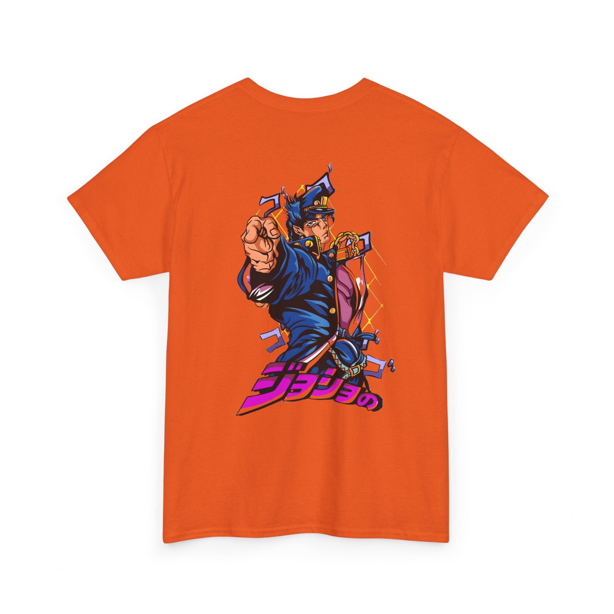 Batman & JoJo's Style Unisex Heavy Cotton Tee, Casual Wear, Graphic Tee, Streetwear, Cool Gift, Anime Shirt