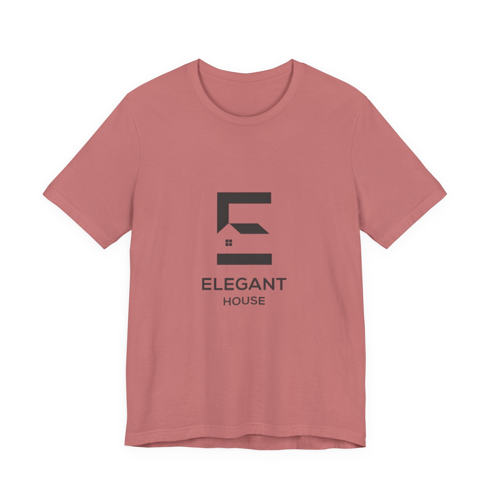 Elegant House Logo T-Shirt — Minimal Real Estate Branding Tee