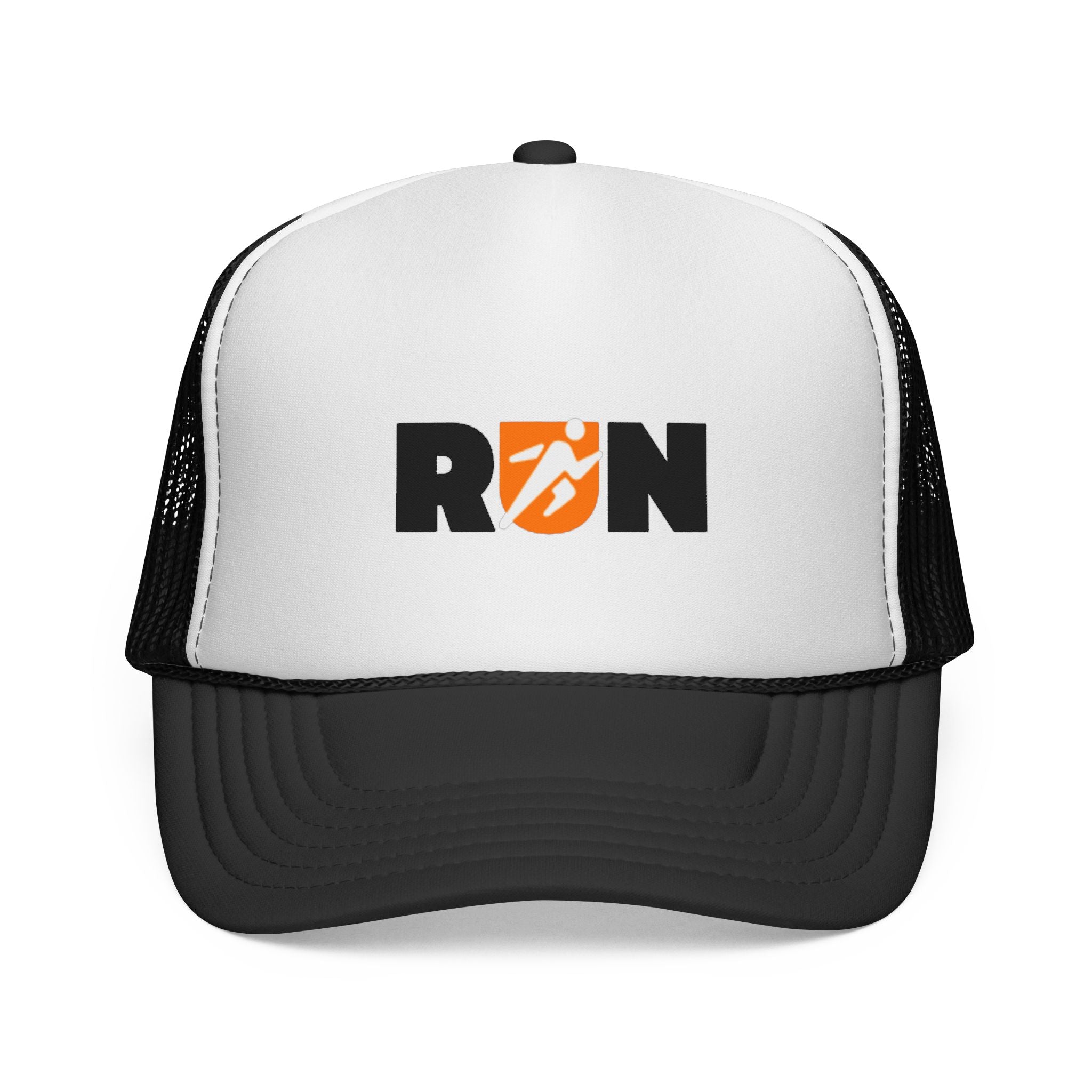 Run Trucker Hat — Retro Runner Logo Cap