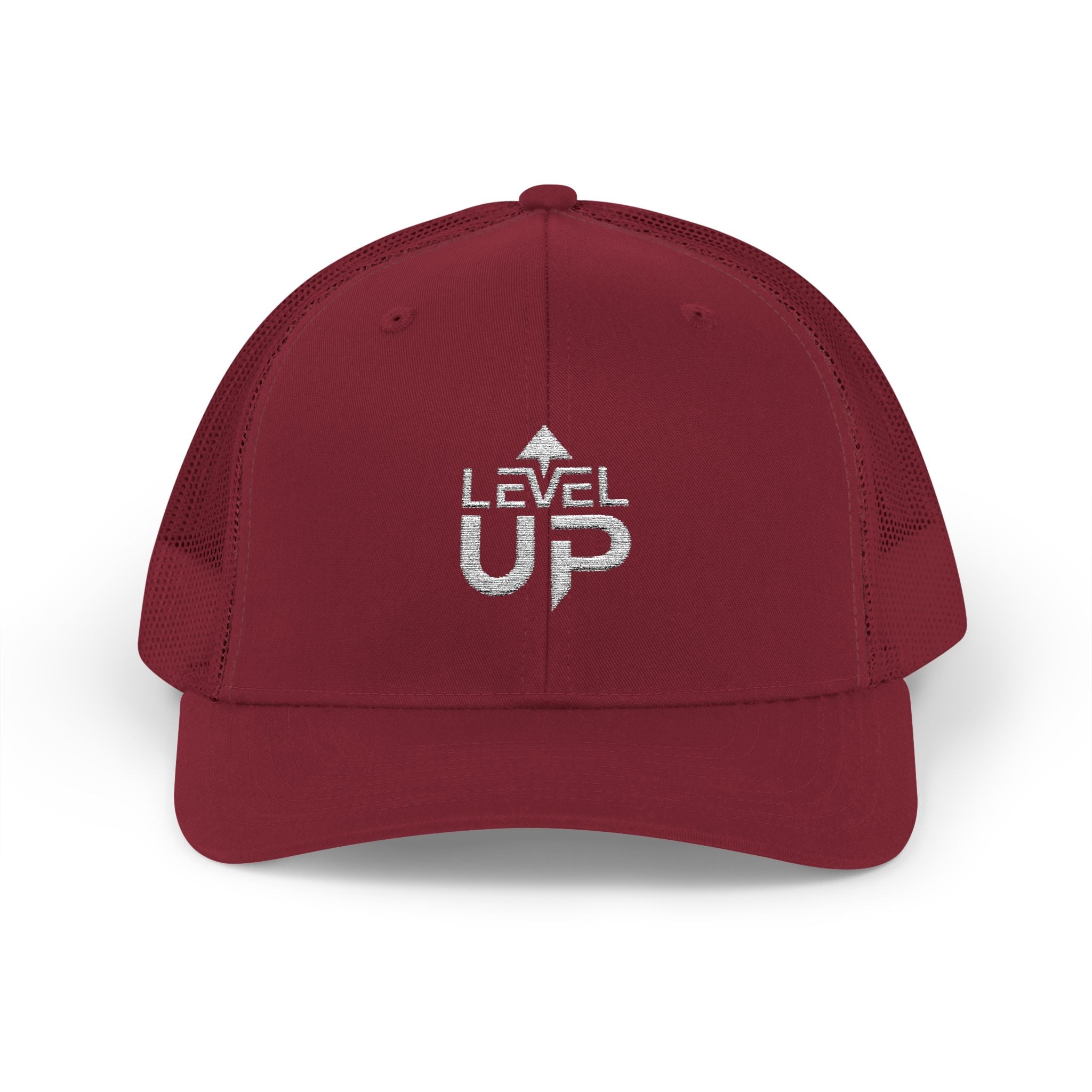 Level Up Trucker Cap – Retro Gamer Snapback Hat