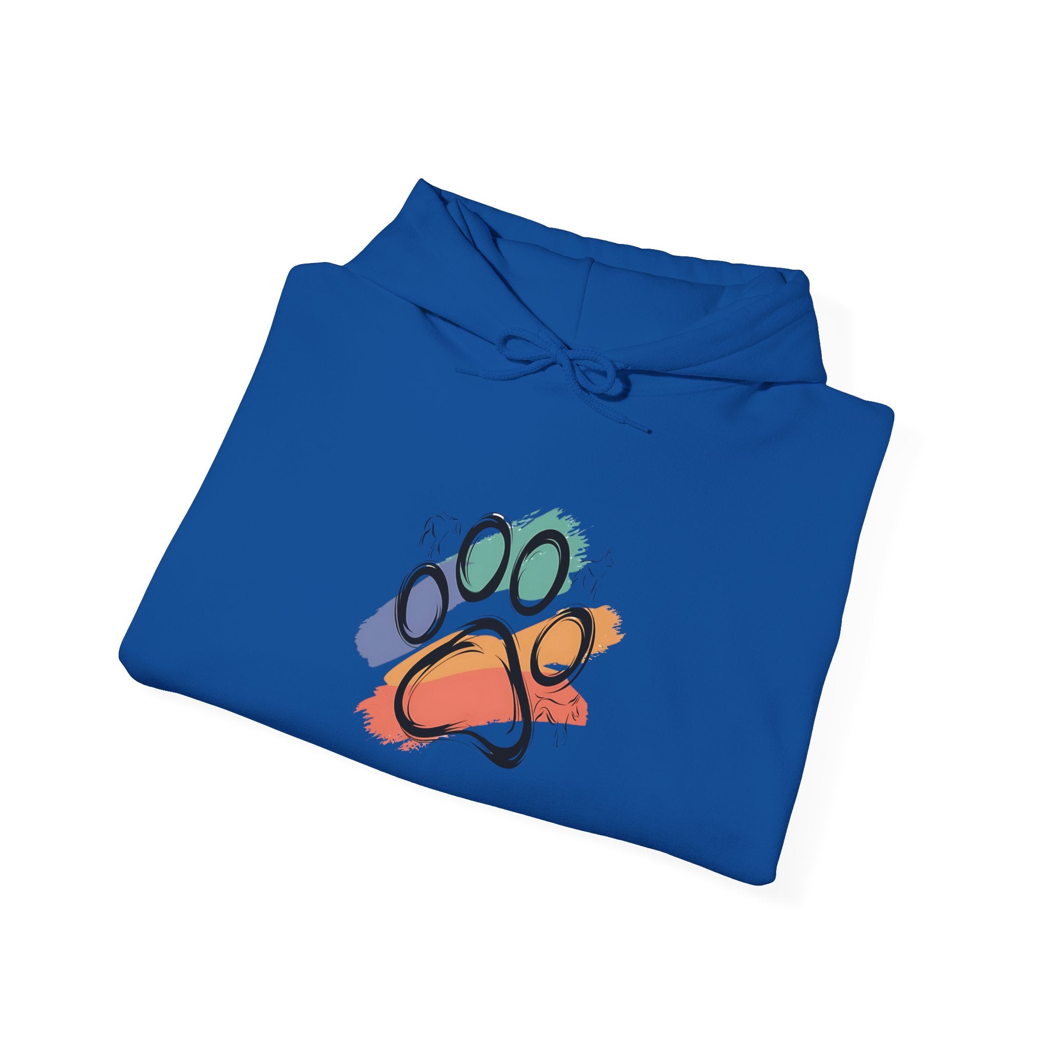 Colorful Paw Print Hoodie for Animal Lovers | Cozy Sweatshirt for Pet Owners | Gift for Dog Lovers | Funny Pet Apparel