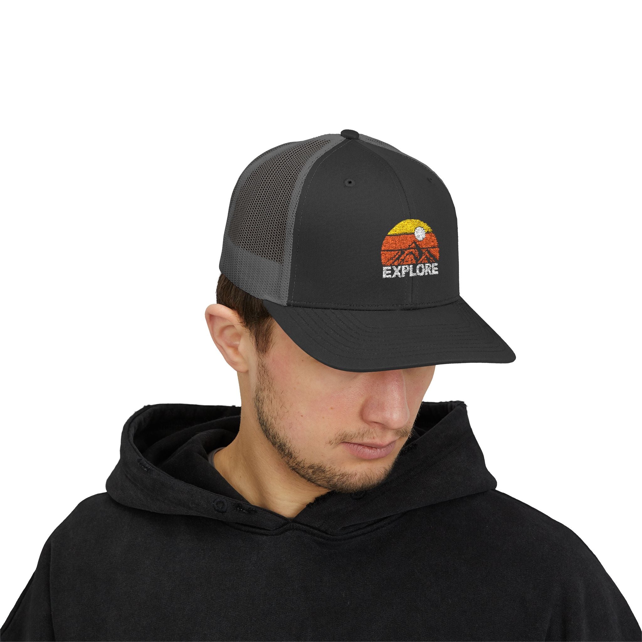 Explore Sunset Trucker Cap