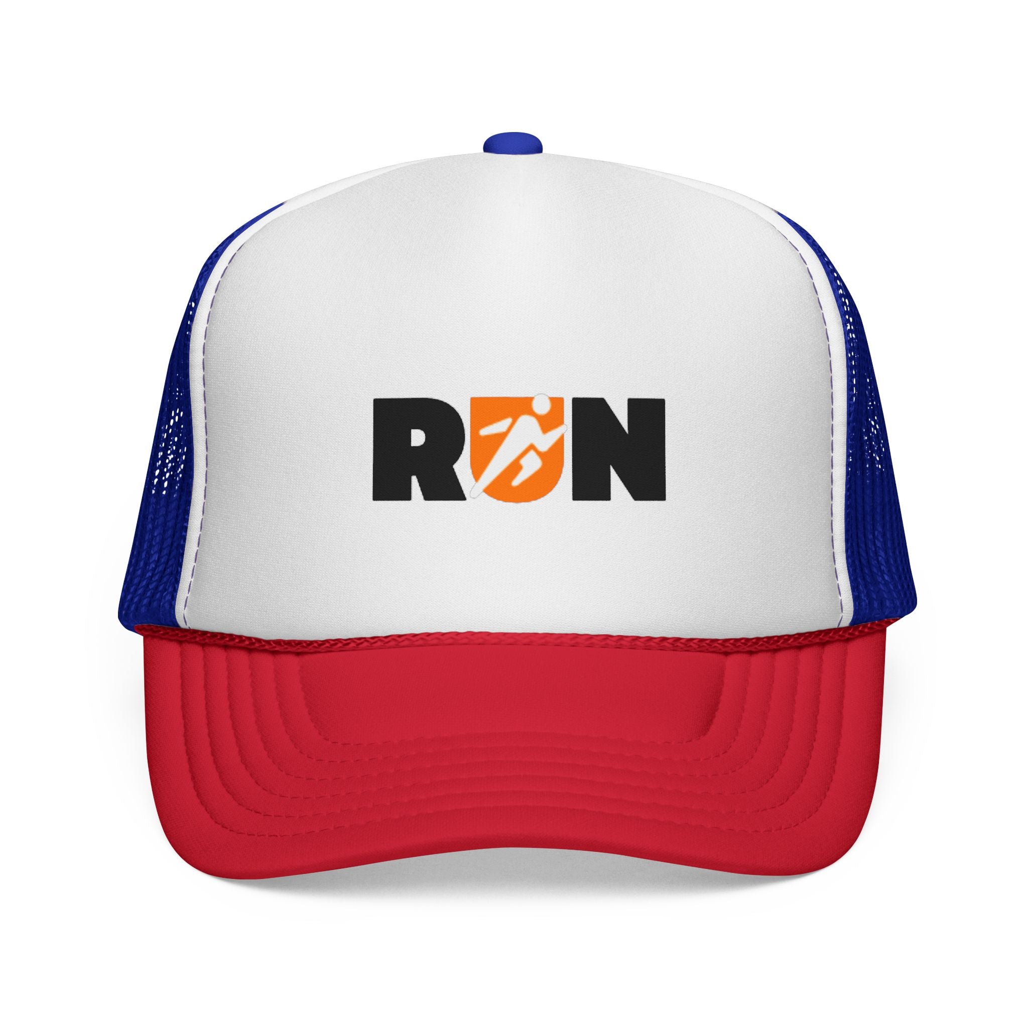 Run Trucker Hat — Retro Runner Logo Cap