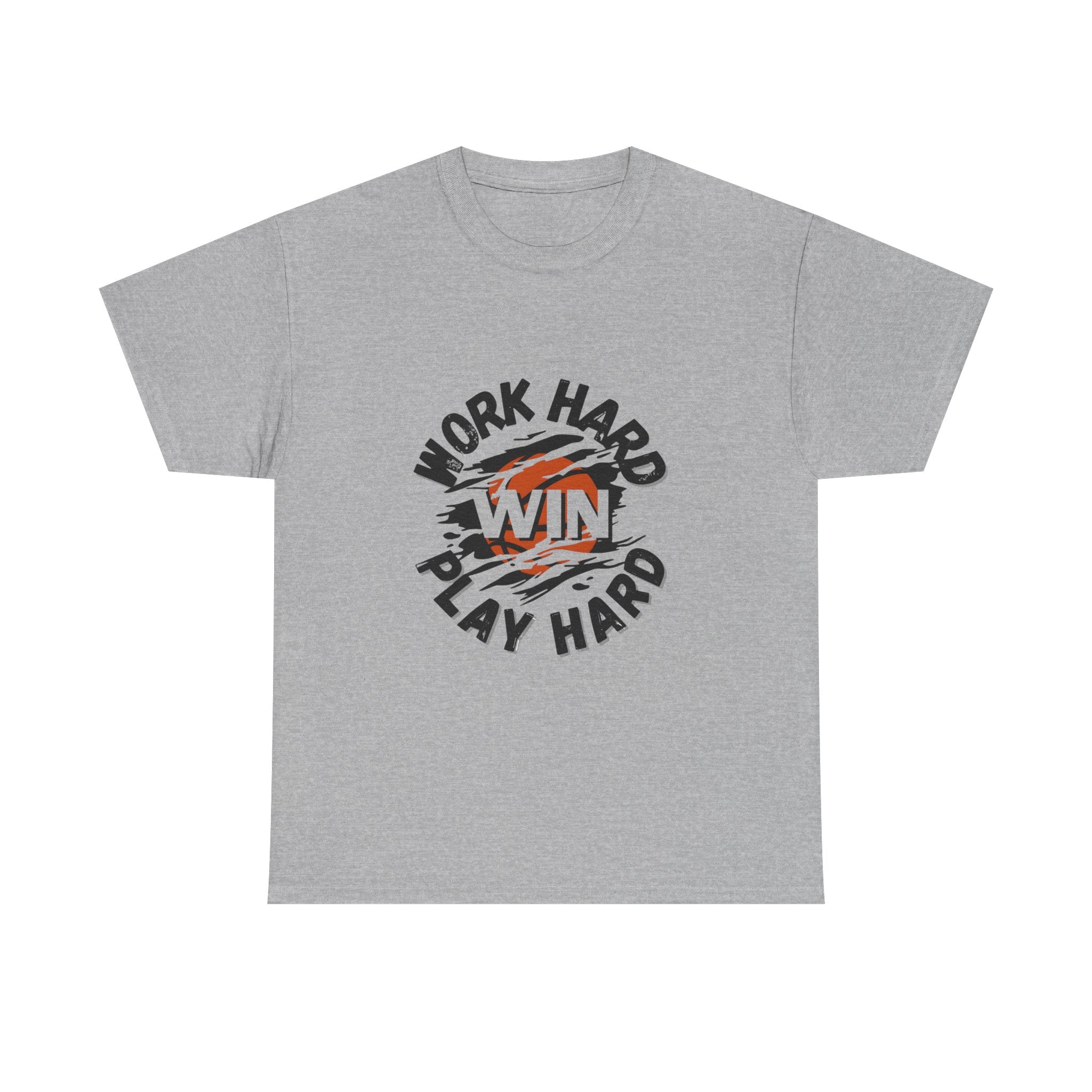 Work Hard Win Play Hard T-Shirt — Motivational Sports Graphic Tee