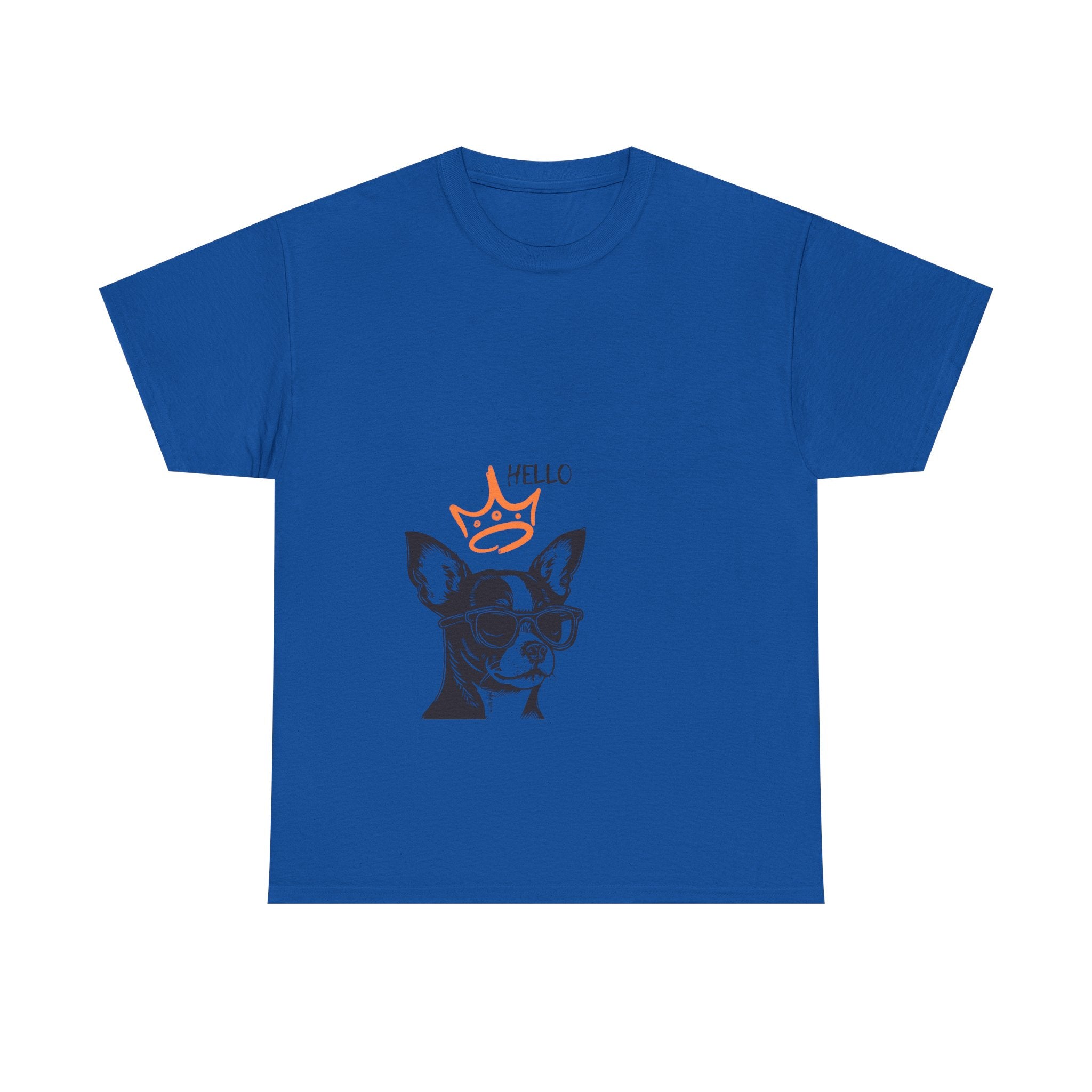Chihuahua Crown Tee — Cute Sunglasses Dog Graphic T-Shirt