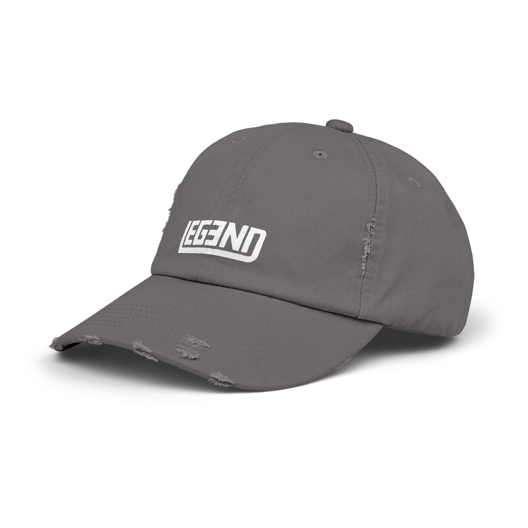 Legend Unisex Distressed Cap - Casual Statement Headwear