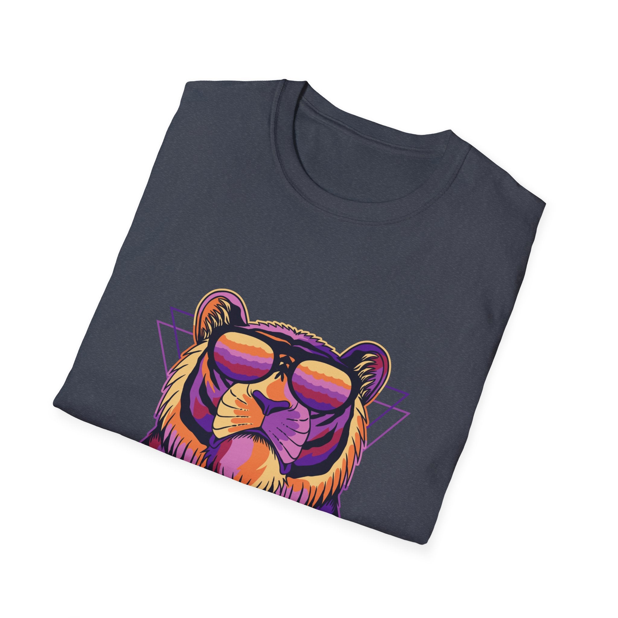 Neon Sunglasses Tiger T-Shirt