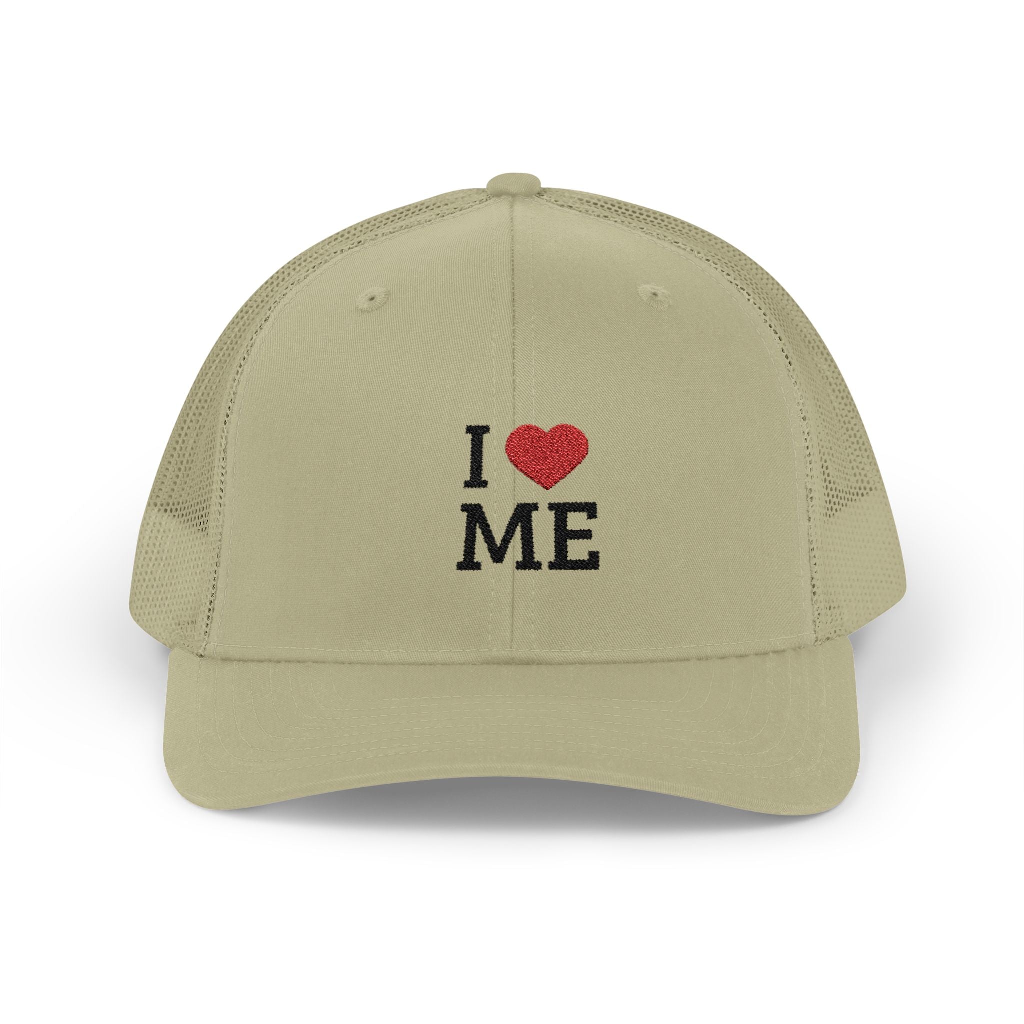 I  ME Embroidered Trucker Cap — Self-Love Snapback Hat