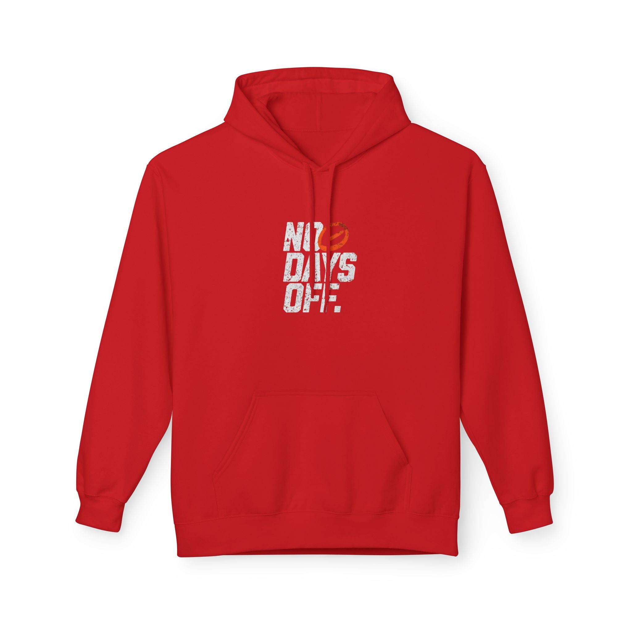 No Days Off Hoodie — Motivational Gym Fitness Pullover