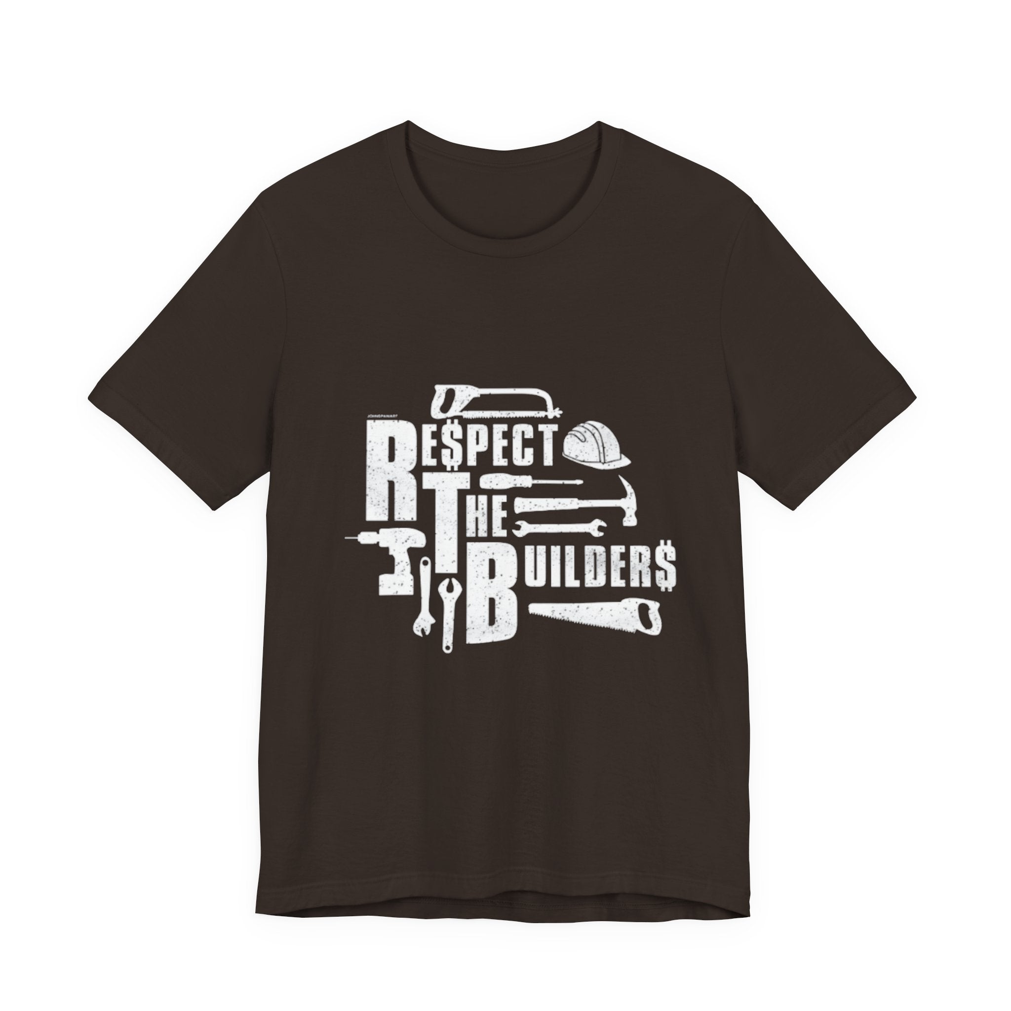 Respect The Builders T-Shirt – Construction Tools Graphic Tee
